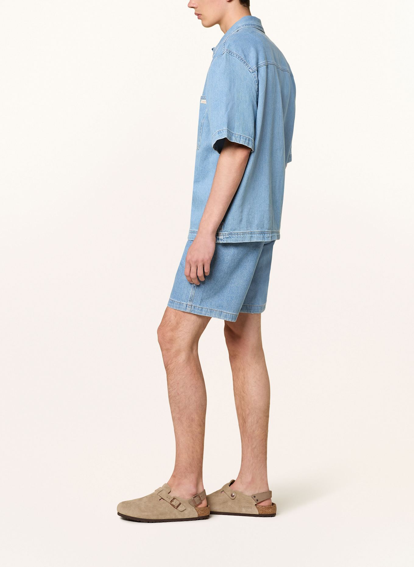 Calvin Klein Jeans Relaxed fit denim shorts: 1AA Denim Light