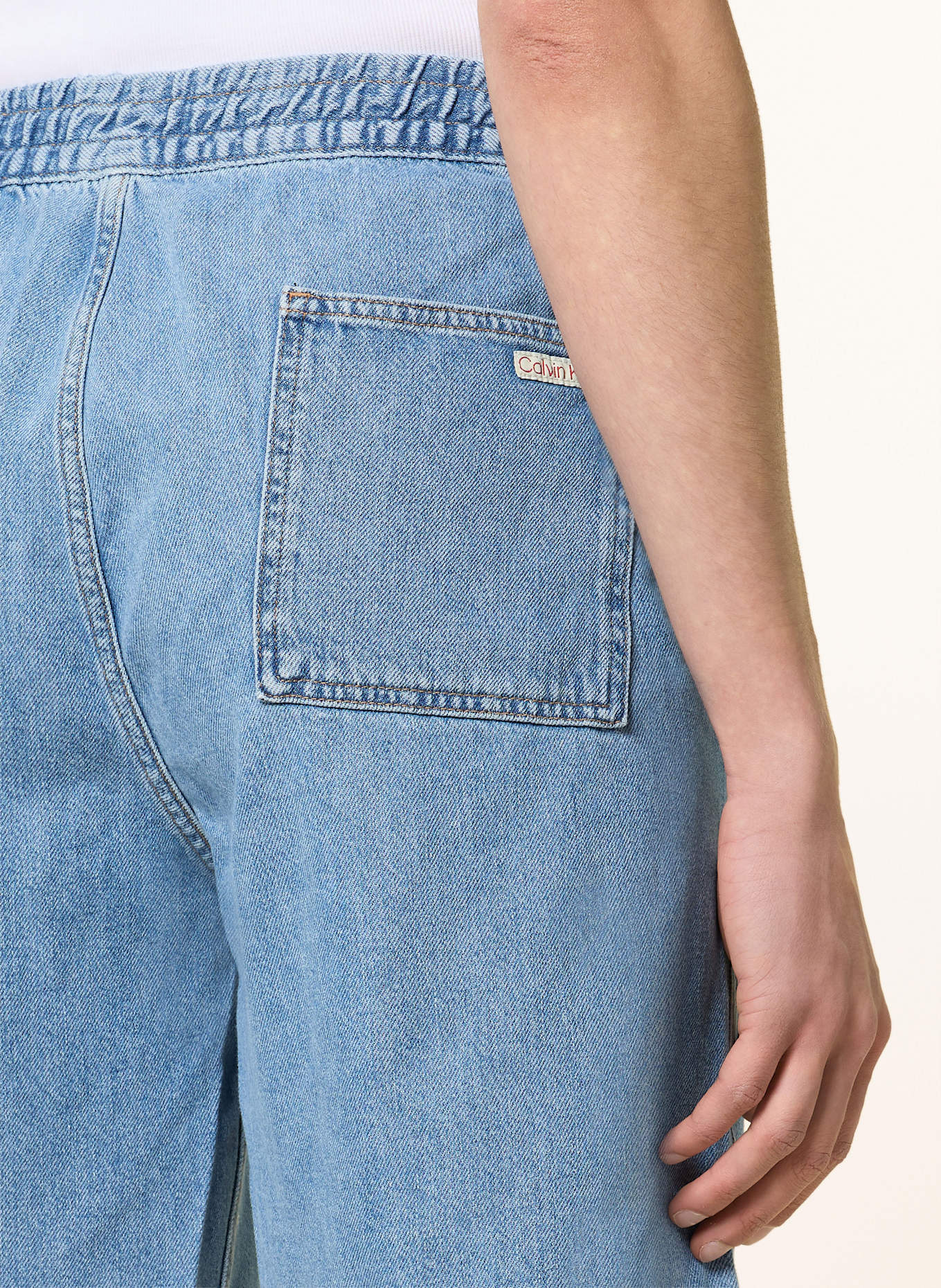 Calvin Klein Jeans Relaxed fit denim shorts: 1AA Denim Light