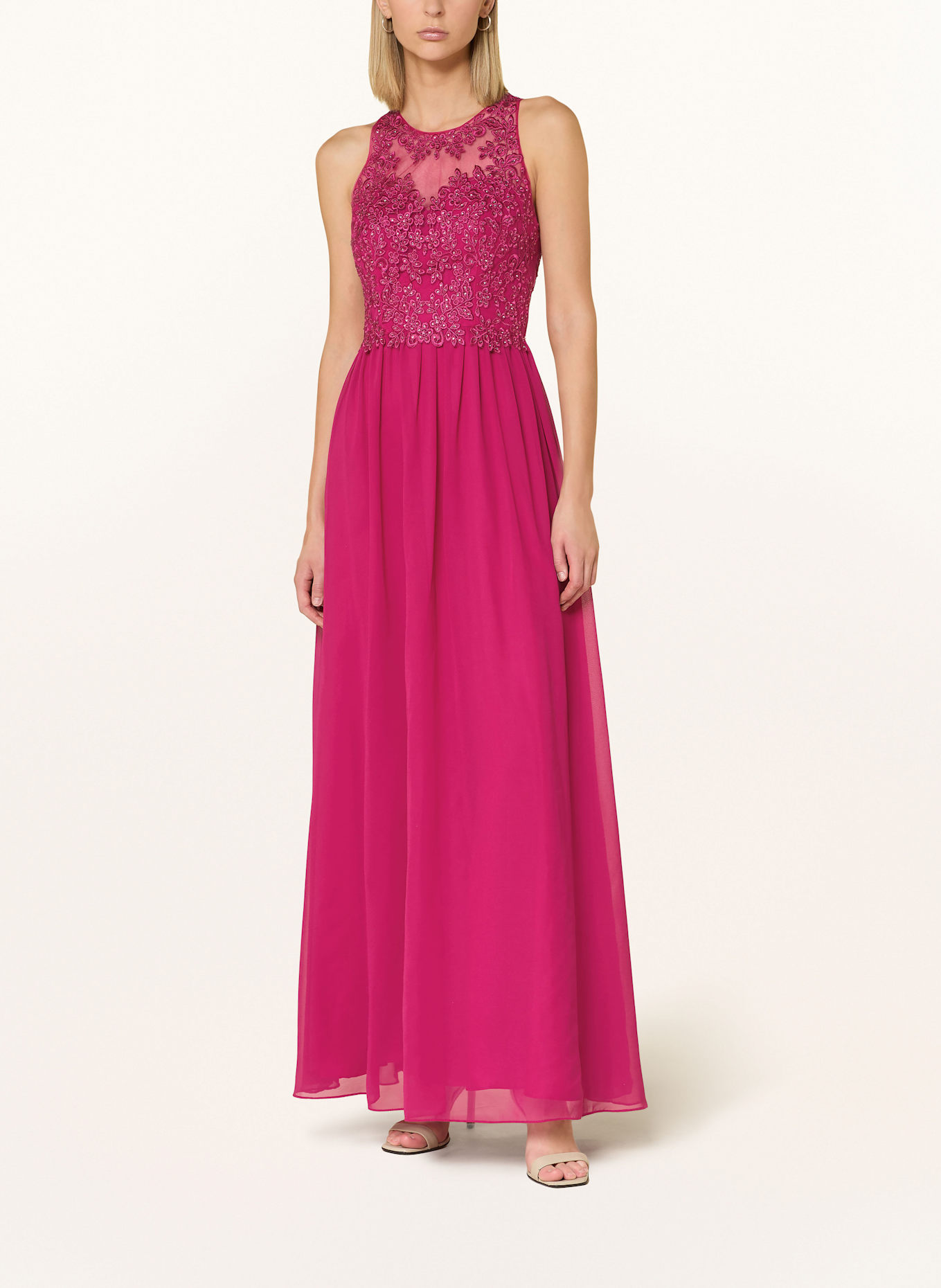 Hey Kyla Abendkleid mit Schmucksteinen: FUCHSIA