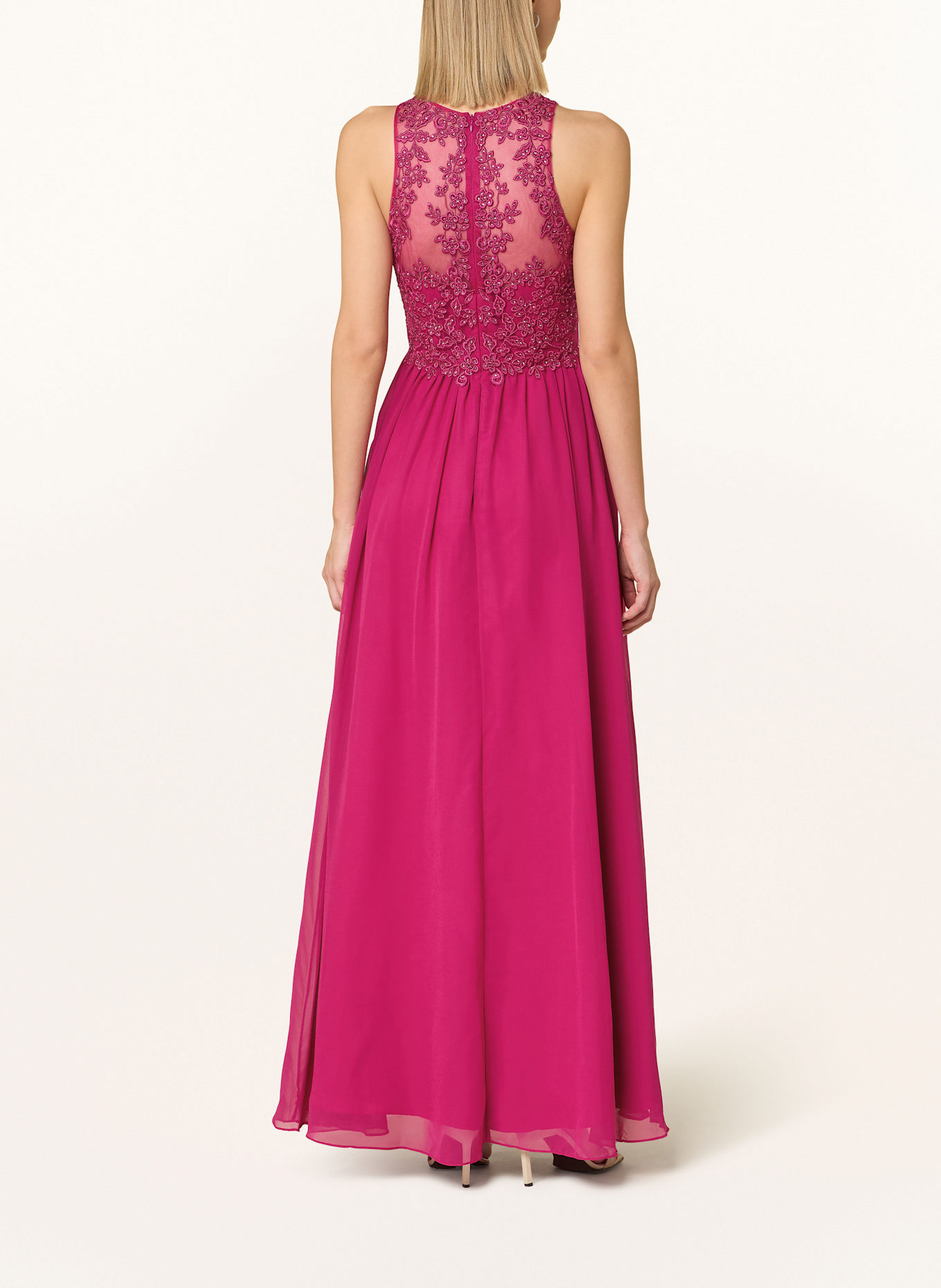 Hey Kyla Abendkleid mit Schmucksteinen: FUCHSIA