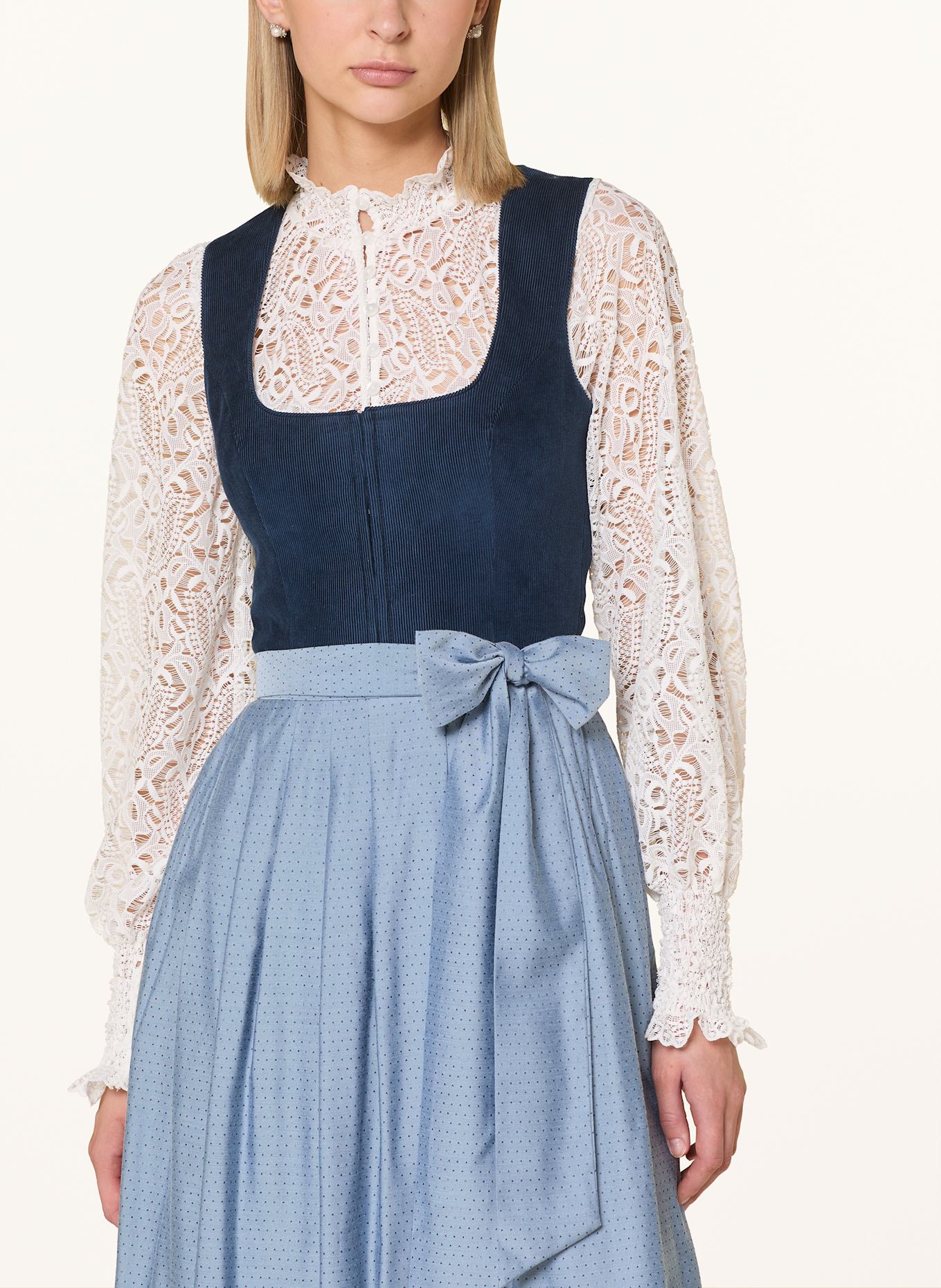 Heimatglück Tracht Dirndl blouse LUISE: ECRU