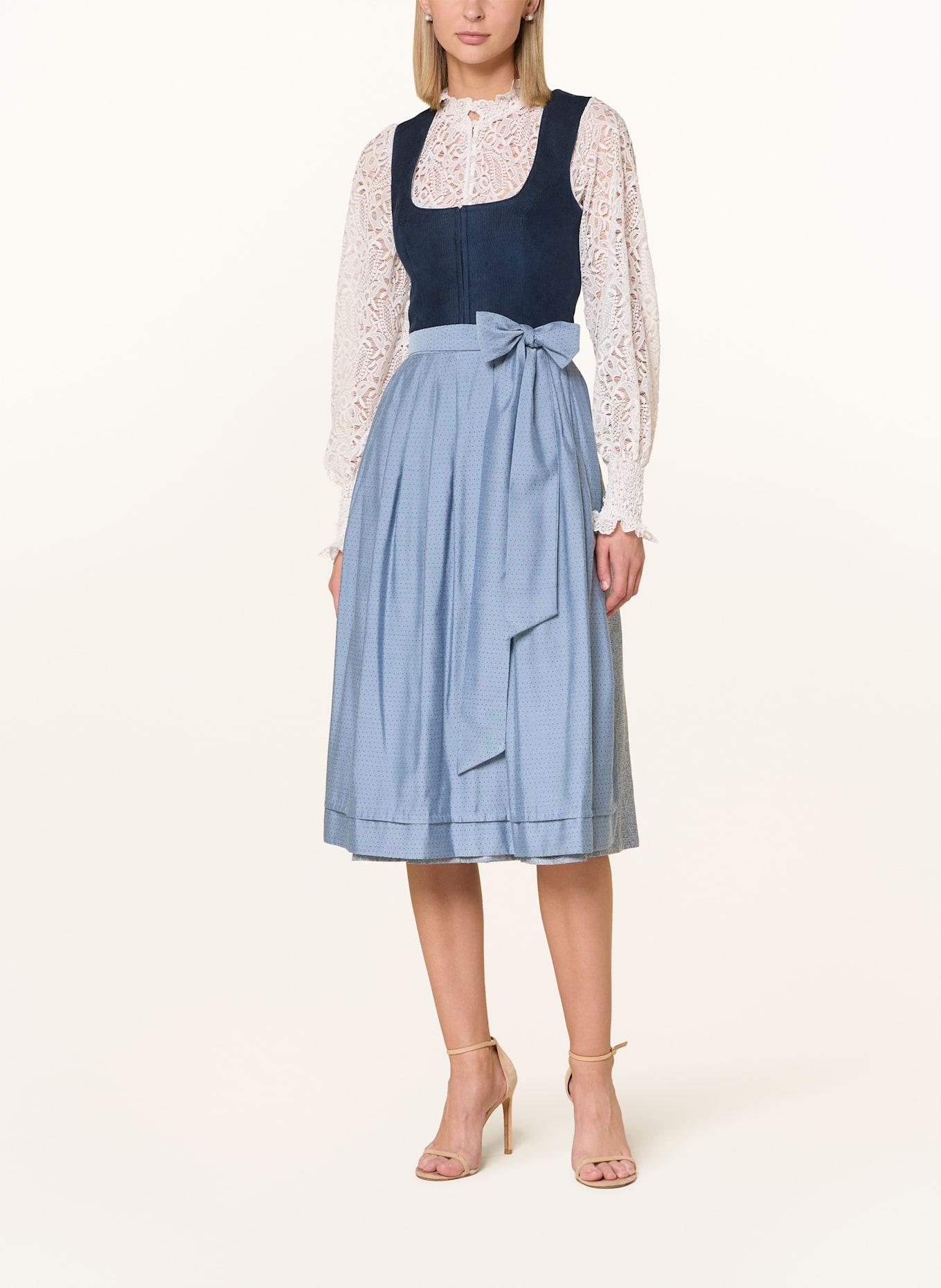 Heimatglück Tracht Dirndl blouse LUISE: ECRU