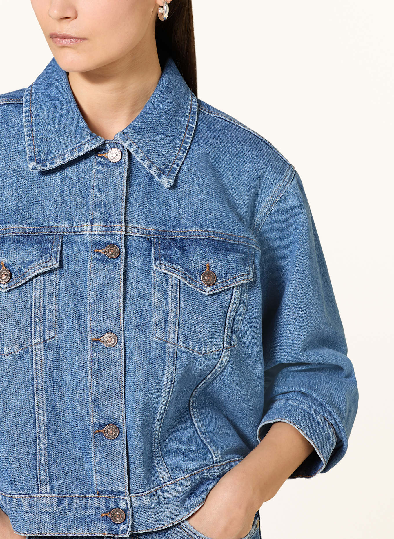 7 for all mankind Jeansjacke NELLIE: BLAU