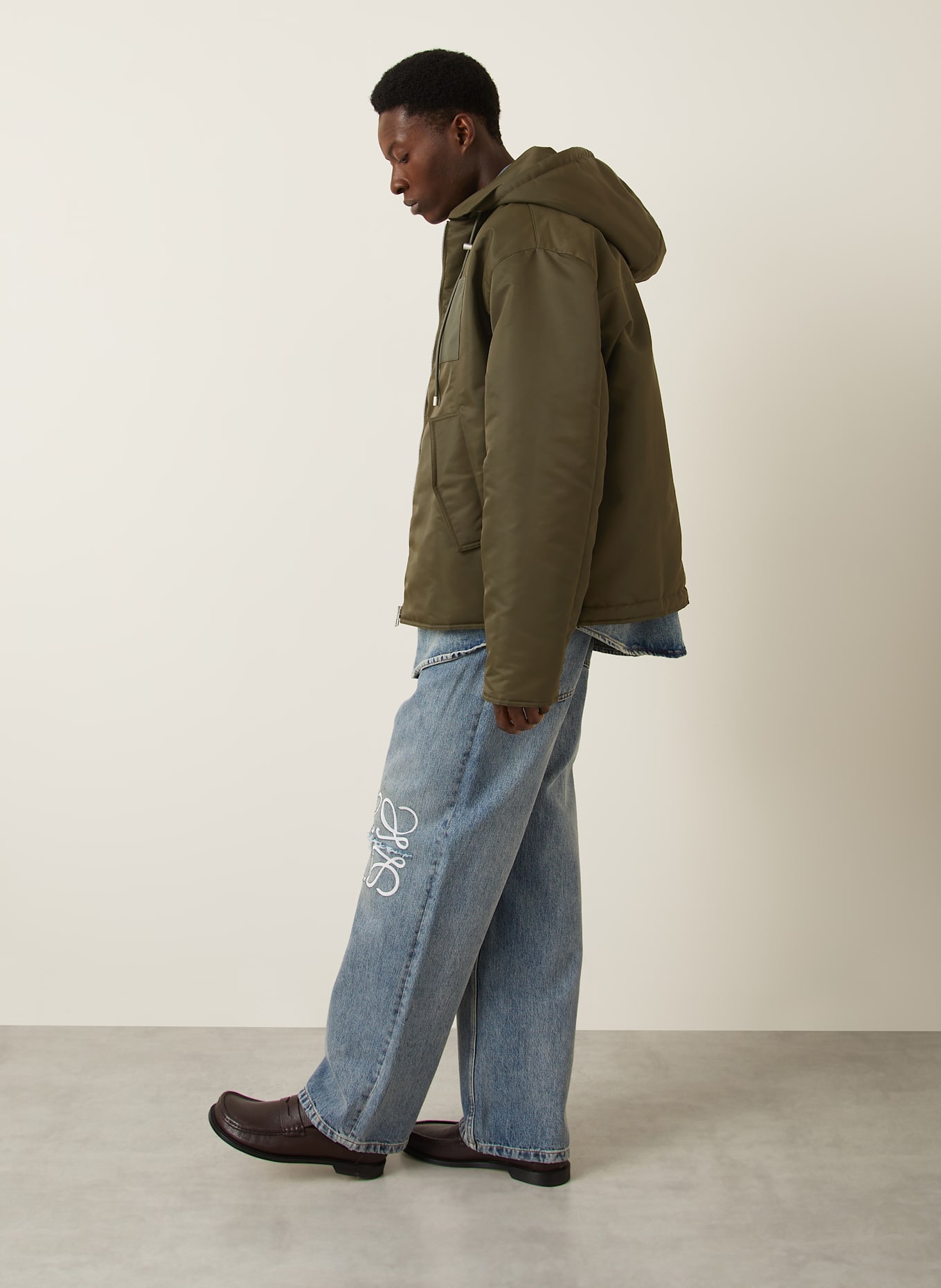 LOEWE Jacket: KHAKI
