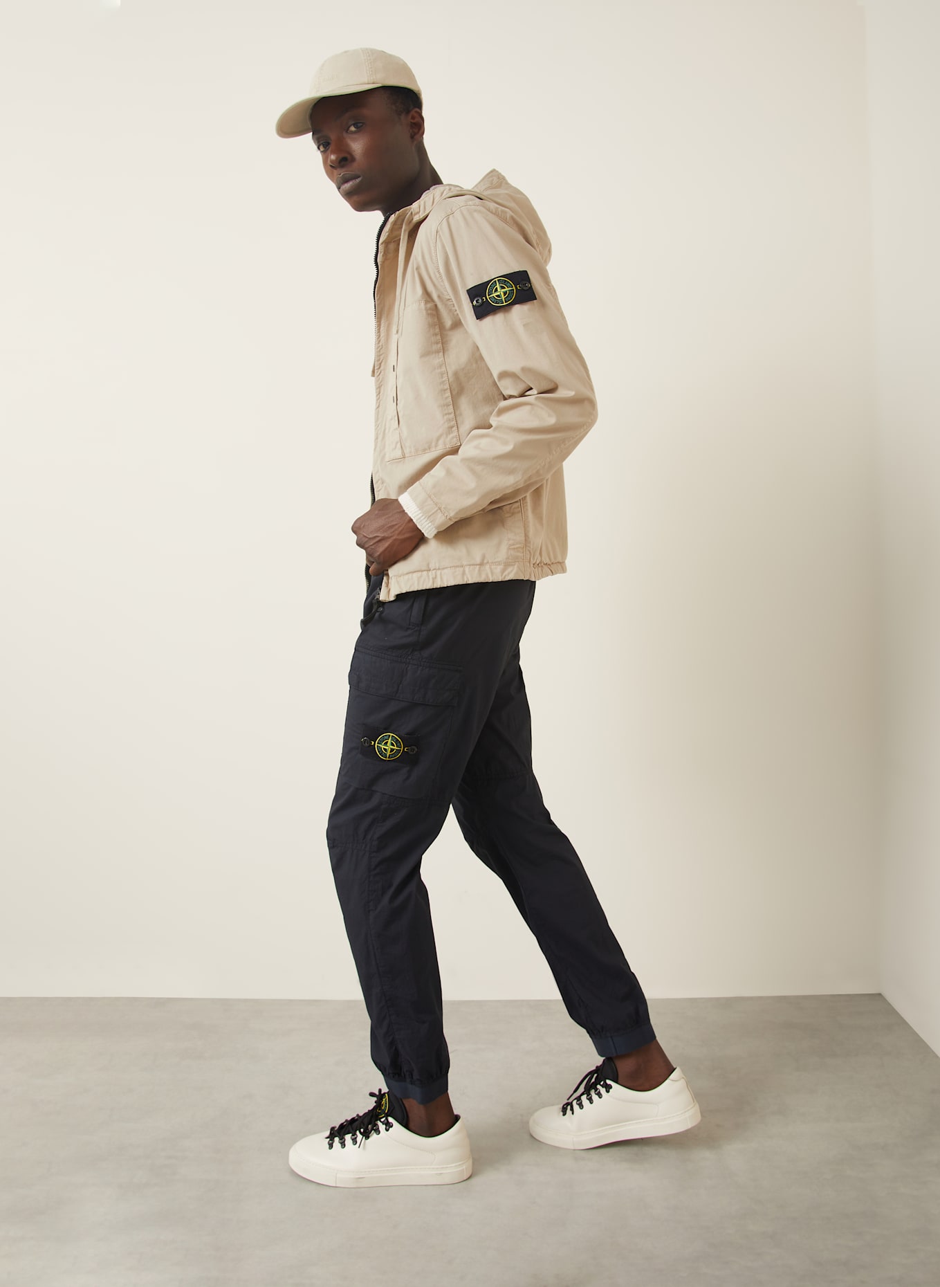 STONE ISLAND Jacke: CREME