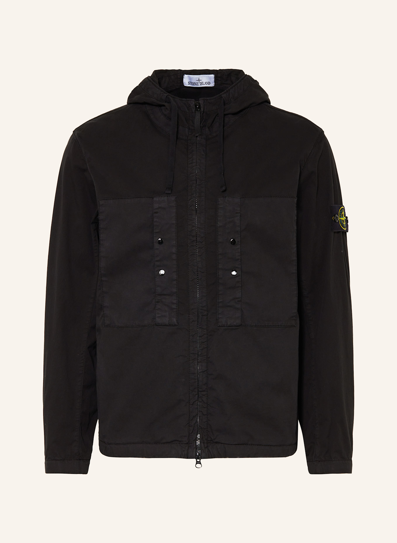 STONE ISLAND Jacke: SCHWARZ