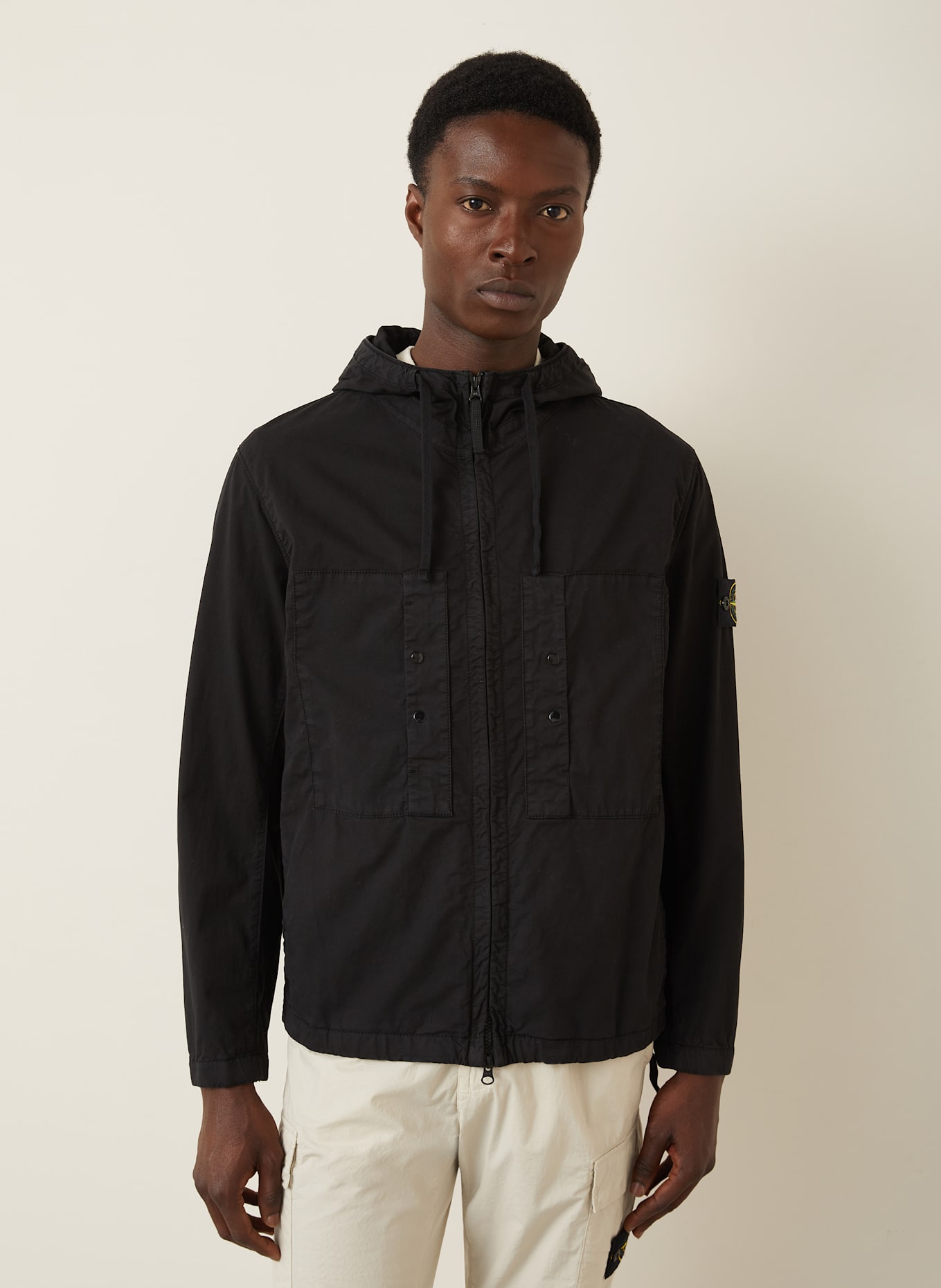 STONE ISLAND Jacke: SCHWARZ