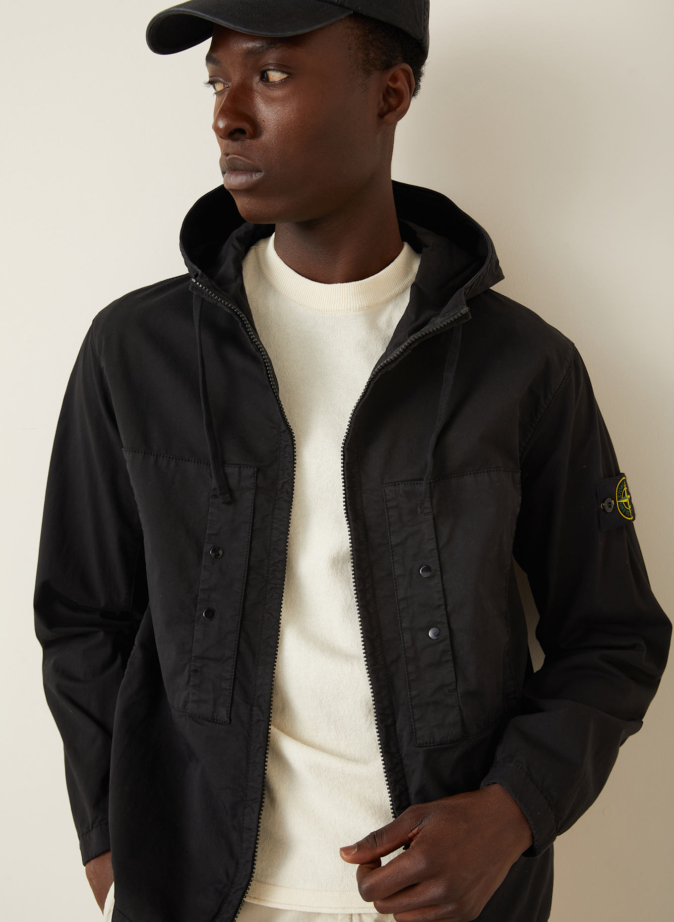 STONE ISLAND Jacke: SCHWARZ