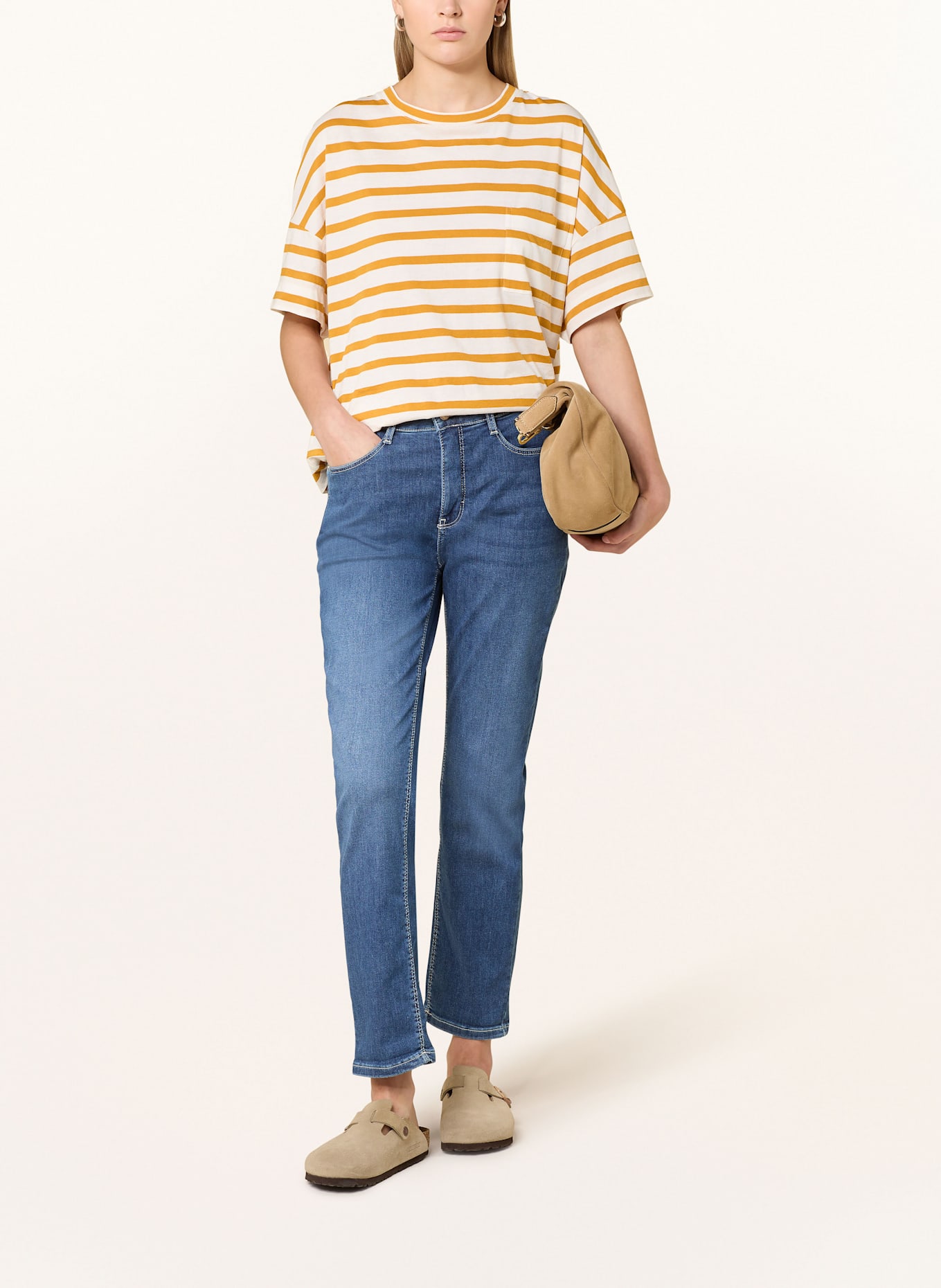 MAC Straight Jeans DREAM: D563 chic cosmic blue