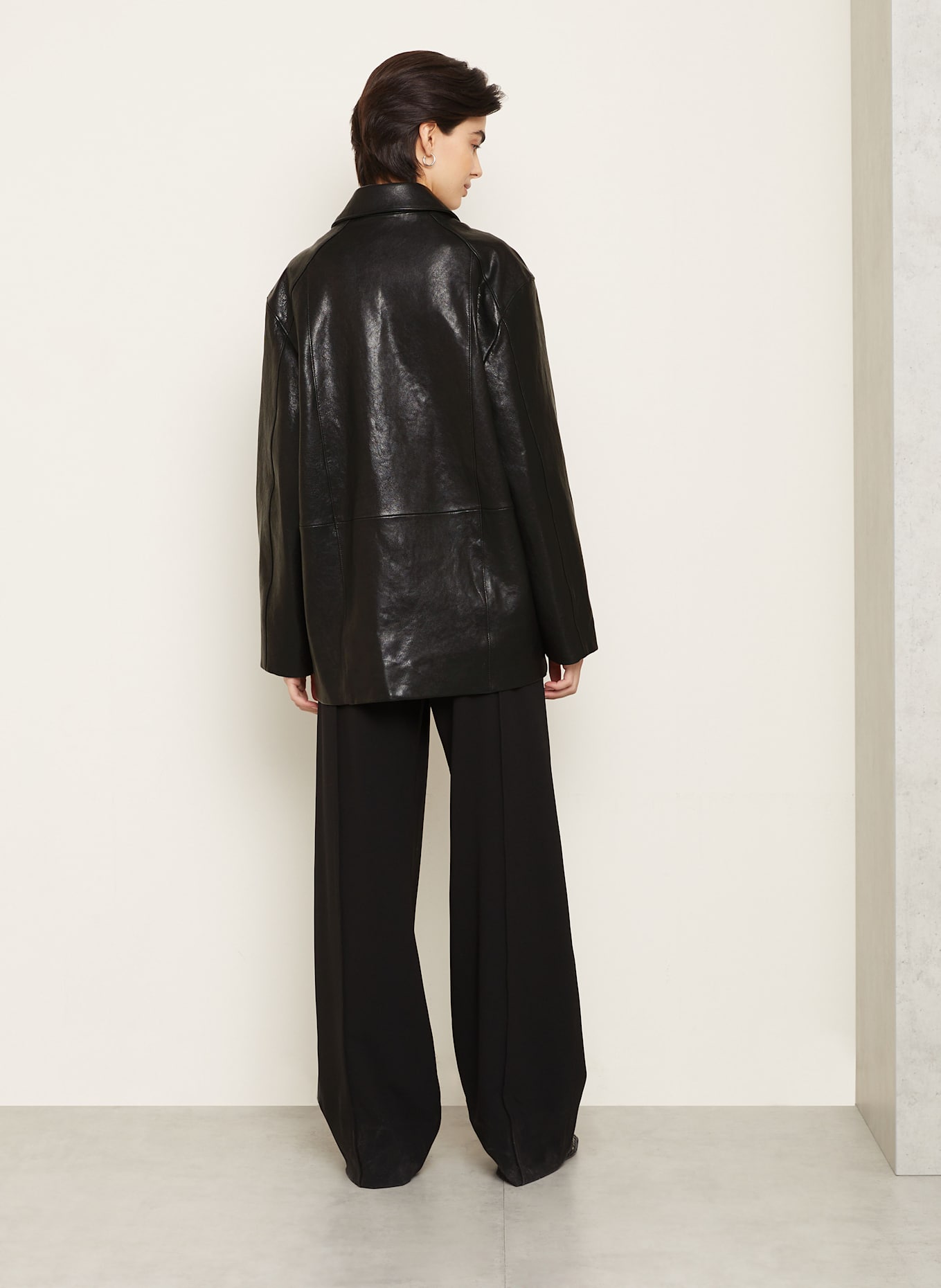 Proenza Schouler Kurtka skórzana BRICE: CZARNY