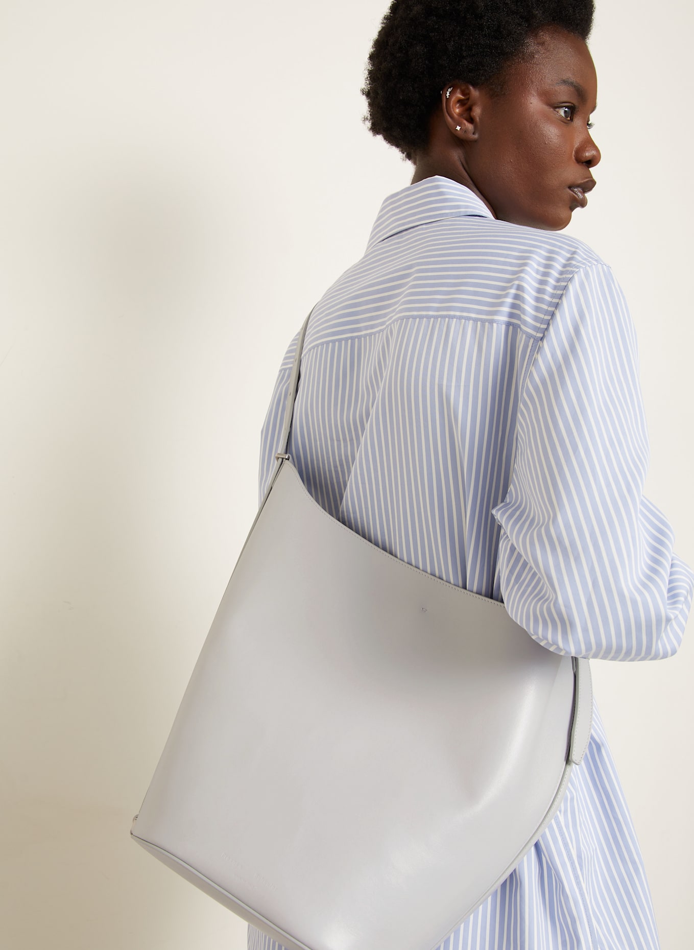 Proenza Schouler Torba na ramię BRANT: JASNOCZARY