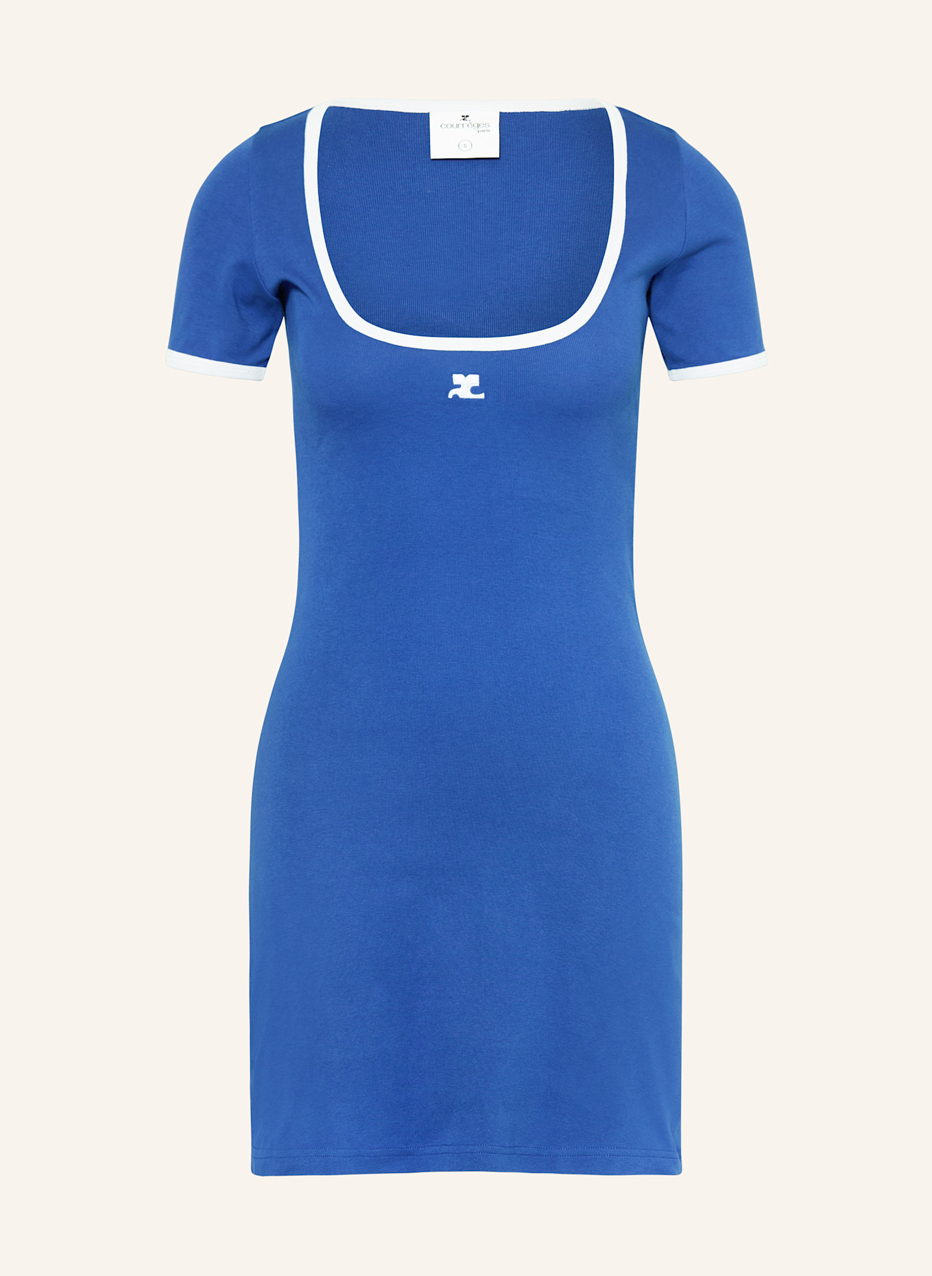 Courrèges Kleid: BLAU