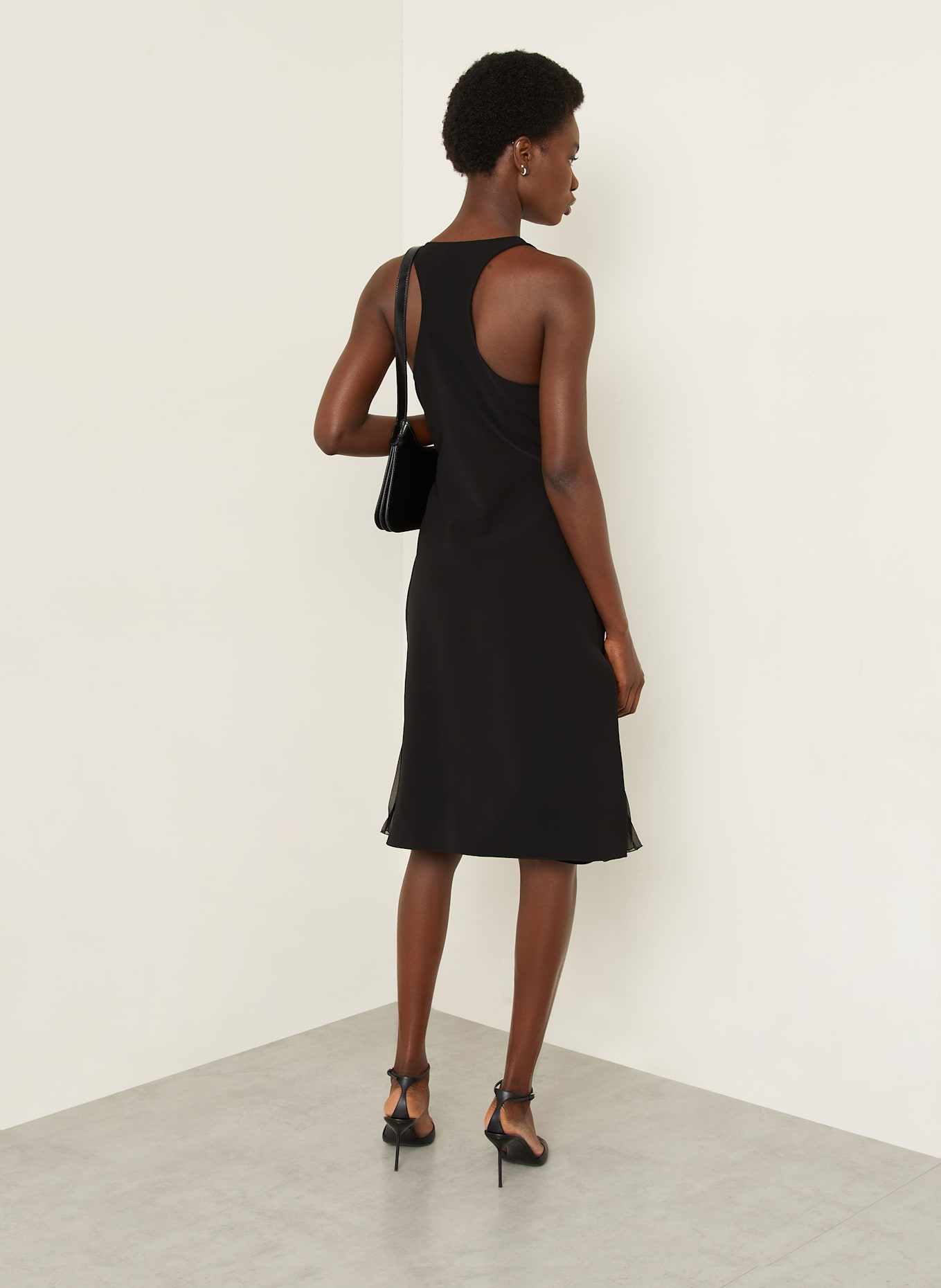 ワンピース COURREGES 'Infinty Pleats A-Line' dress Black Courreges 'Infinty Pleats A-Line' Dress in Black | Lyst