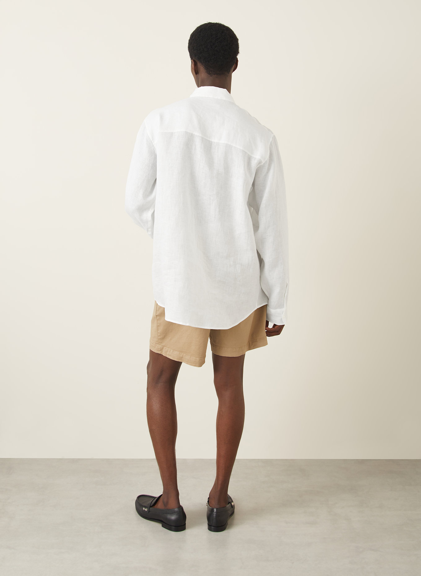 DSQUARED2 Leinenhemd Comfort Fit: WEISS