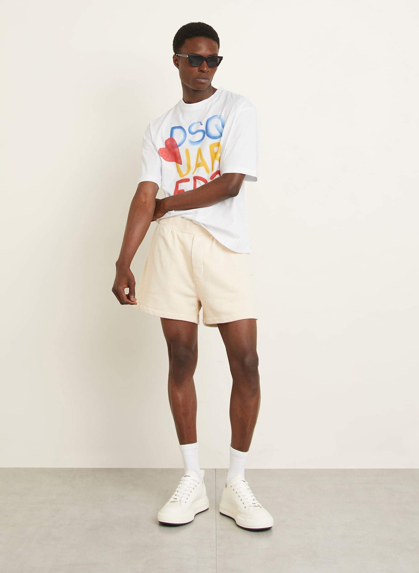 DSQUARED2 Tričko: BÍLÁ
