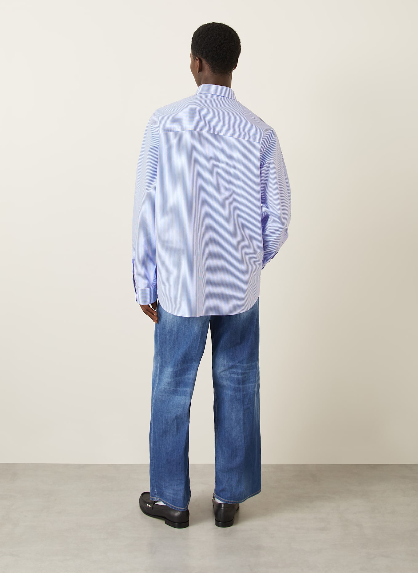 DSQUARED2 Shirt comfort fit: BLUE/ WHITE
