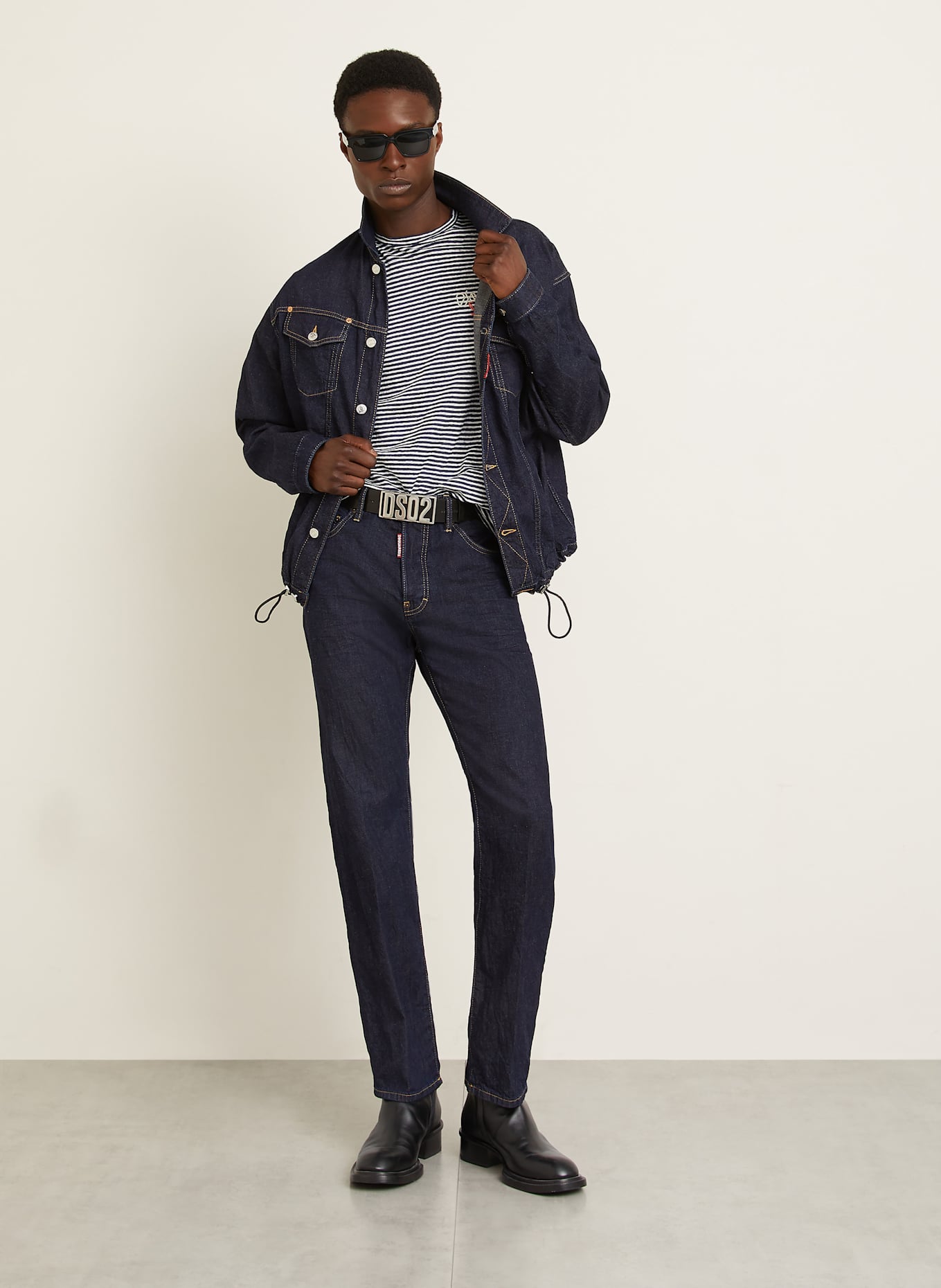 DSQUARED2 Jeans 642 Slim Fit: 470 NAVY BLUE