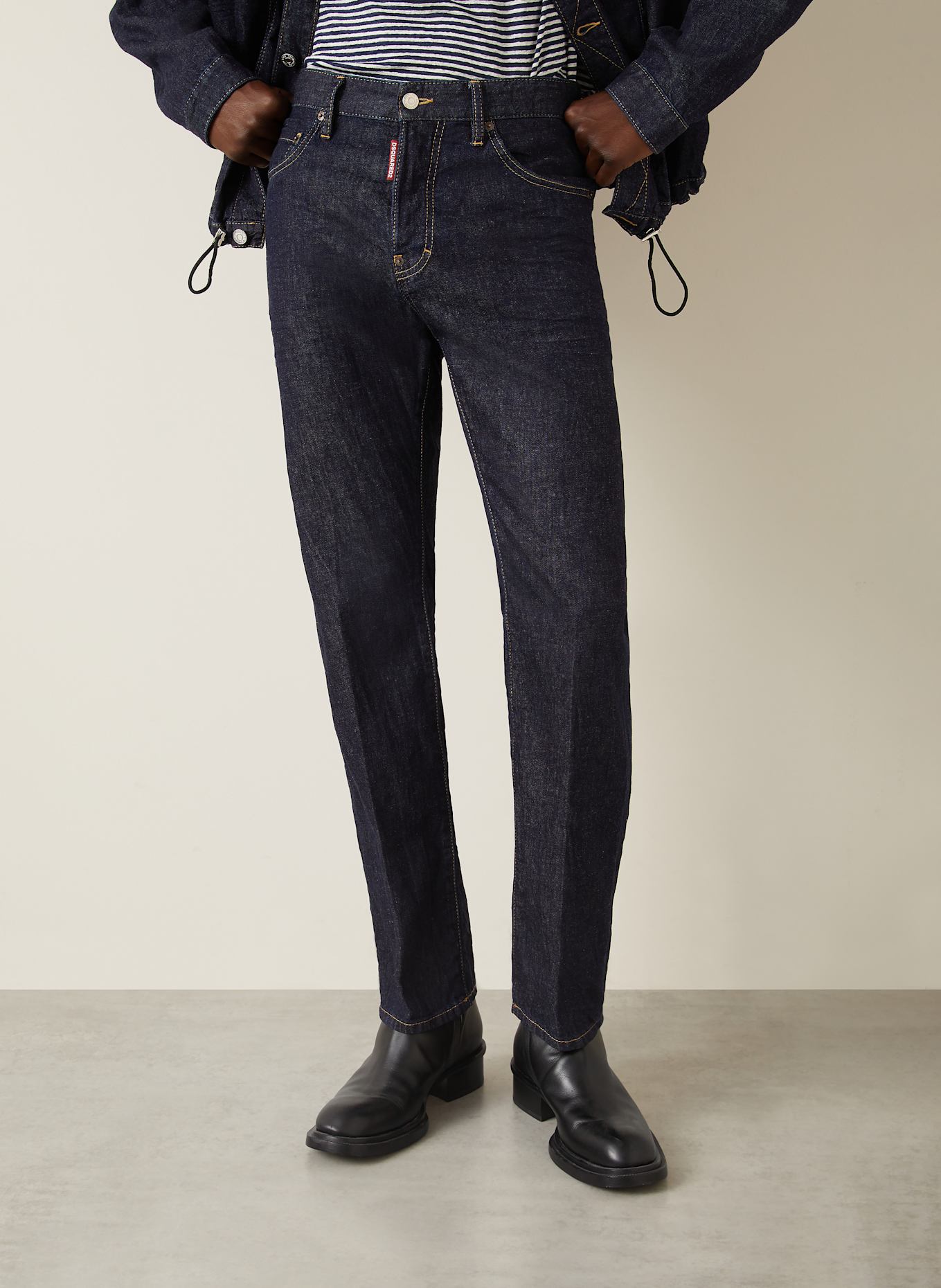DSQUARED2 Jeans 642 Slim Fit: 470 NAVY BLUE