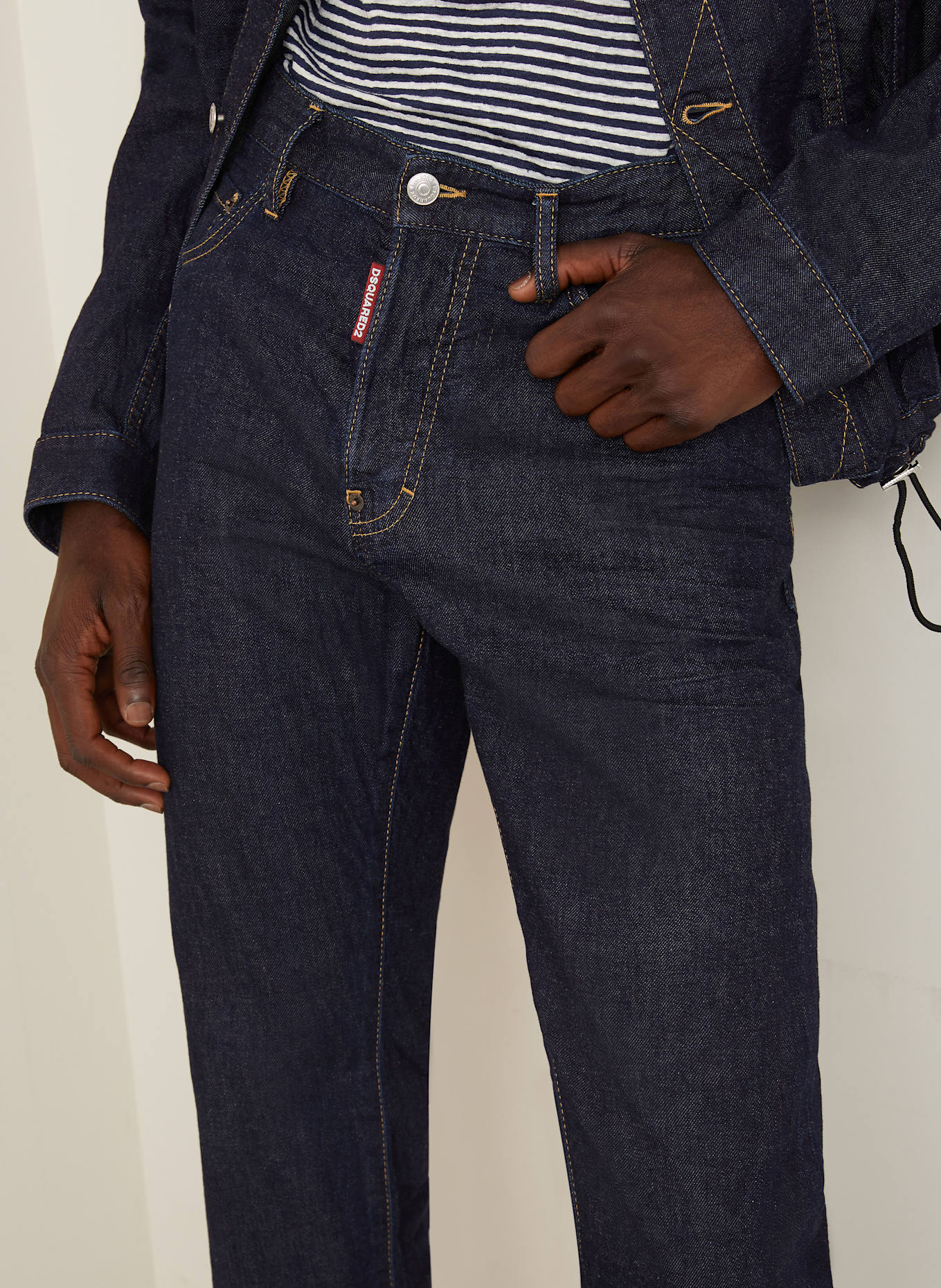 DSQUARED2 Jeans 642 Slim Fit: 470 NAVY BLUE