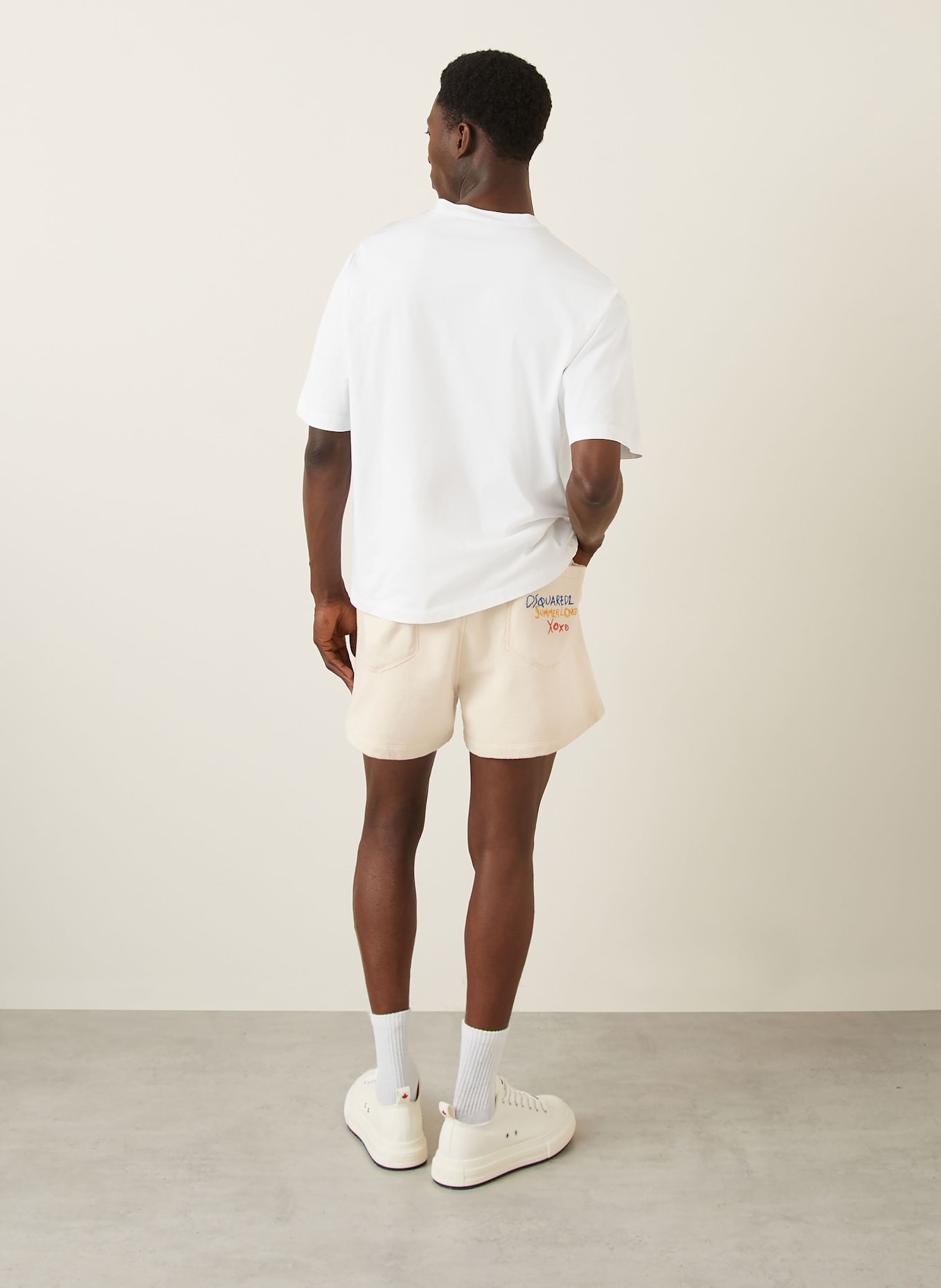DSQUARED2 Sweatshorts: ECRU