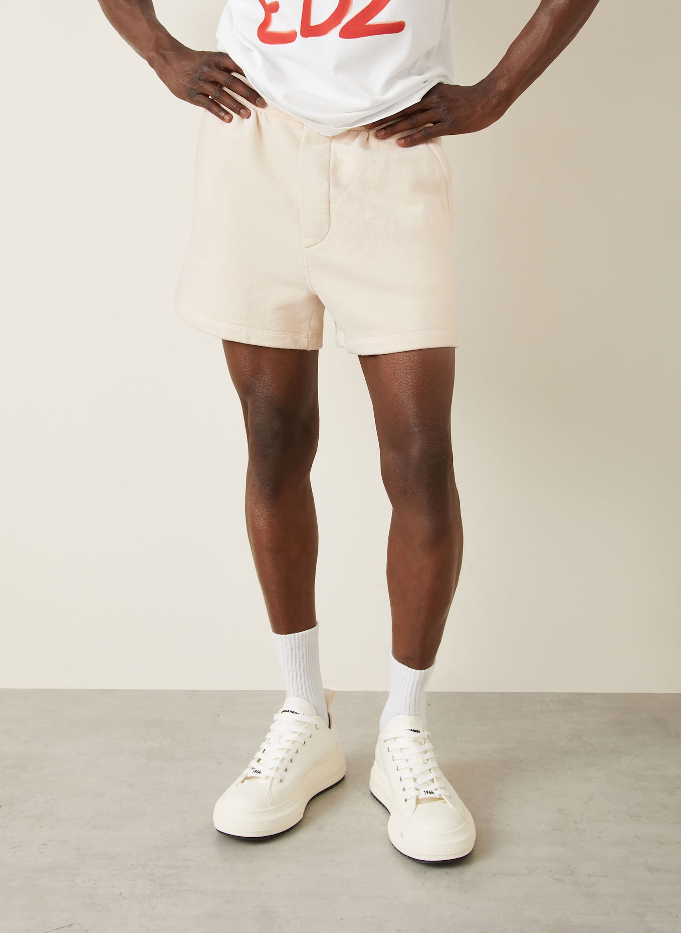 DSQUARED2 Sweatshorts: ECRU