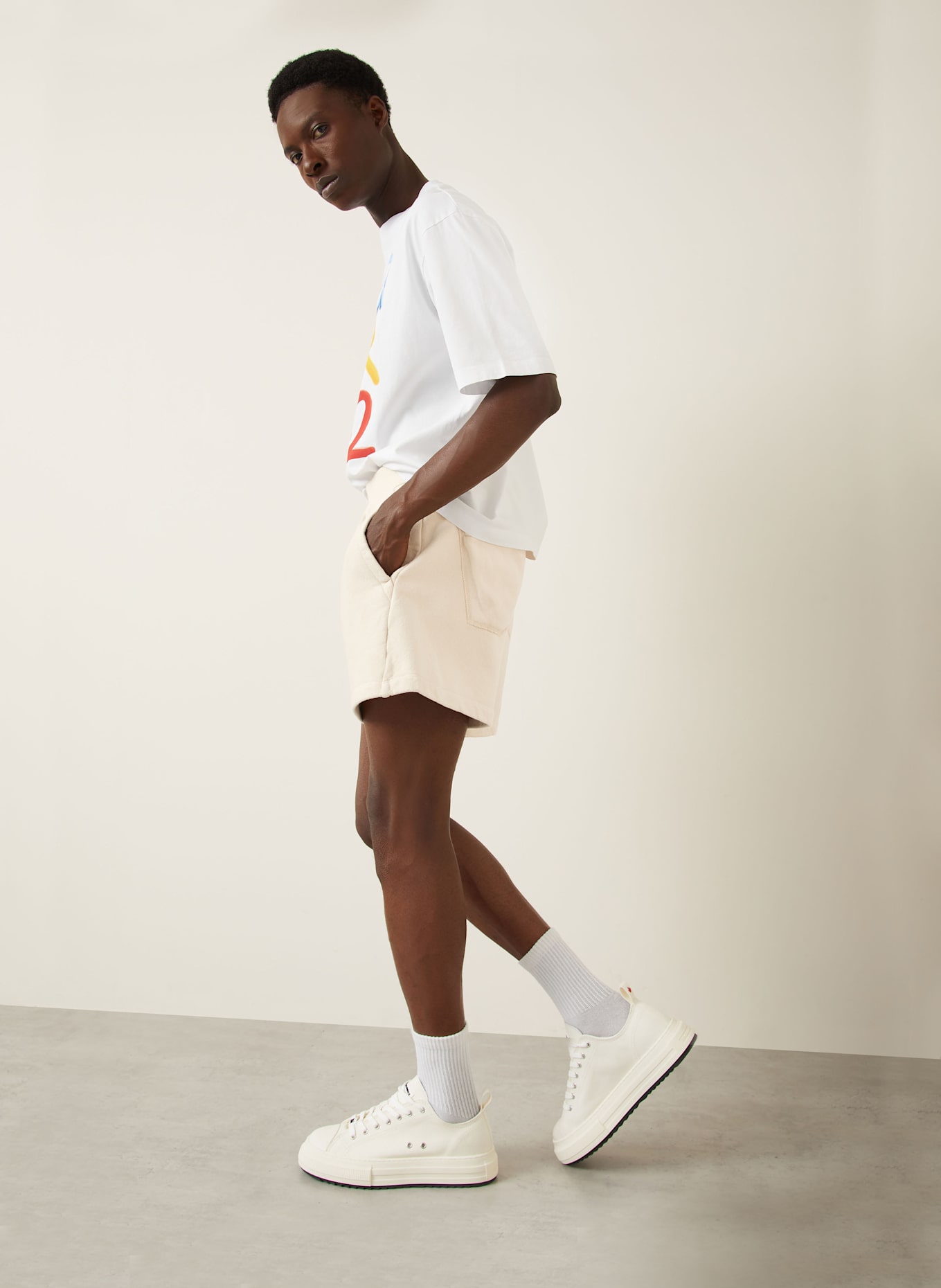 DSQUARED2 Sweatshorts: ECRU