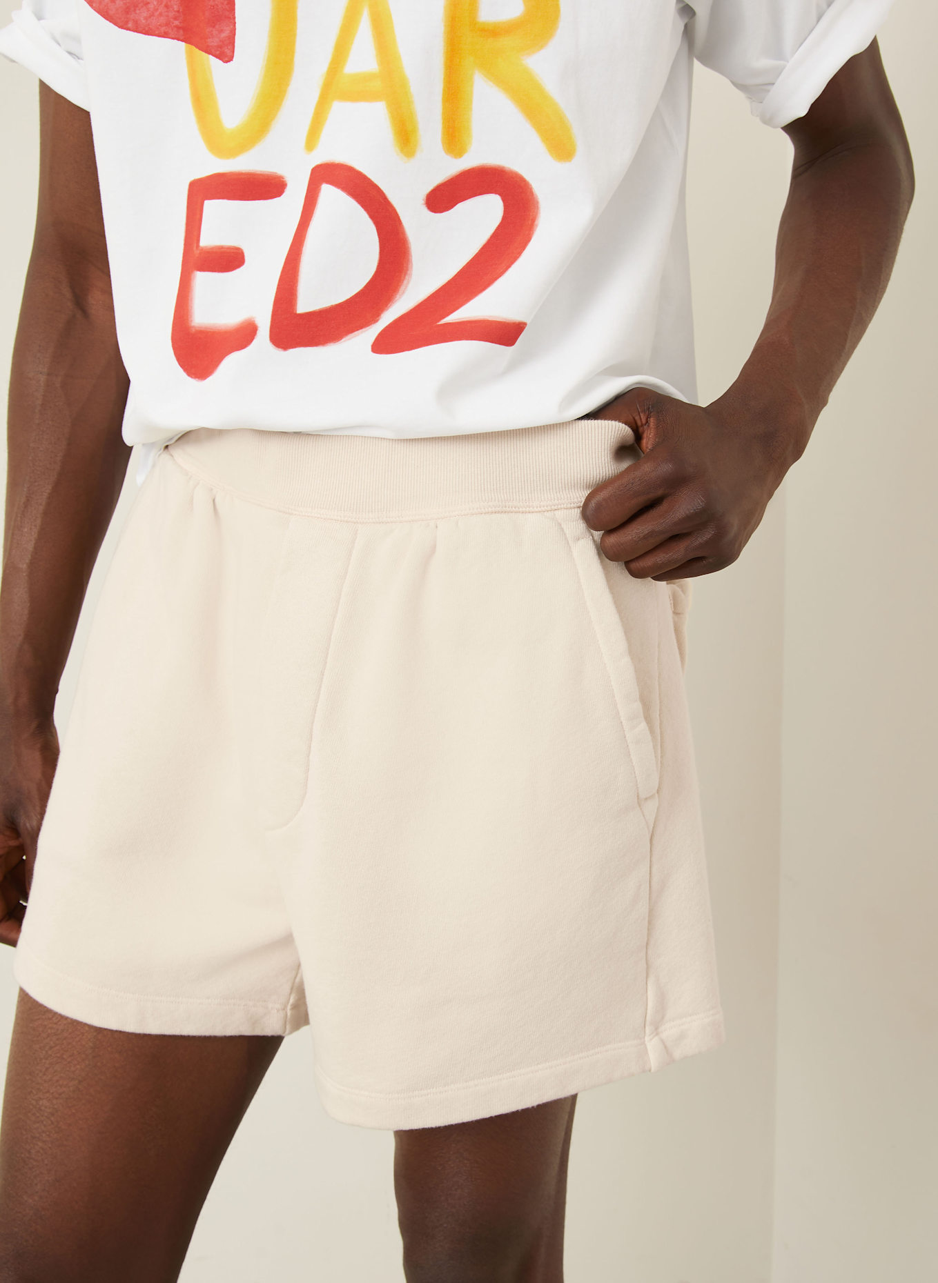DSQUARED2 Sweatshorts: ECRU