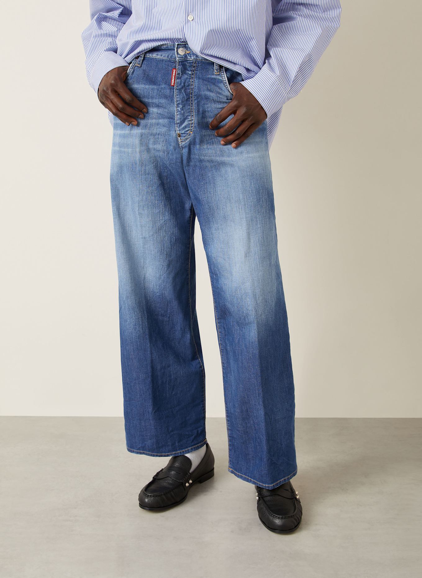 DSQUARED2 Jeans Loose Fit: 470 NAVY BLUE
