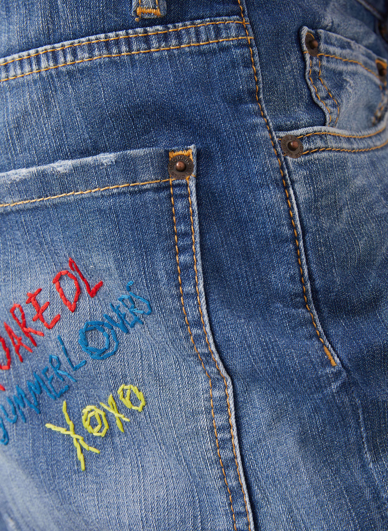 DSQUARED2 Jeans Loose Fit: 470 NAVY BLUE