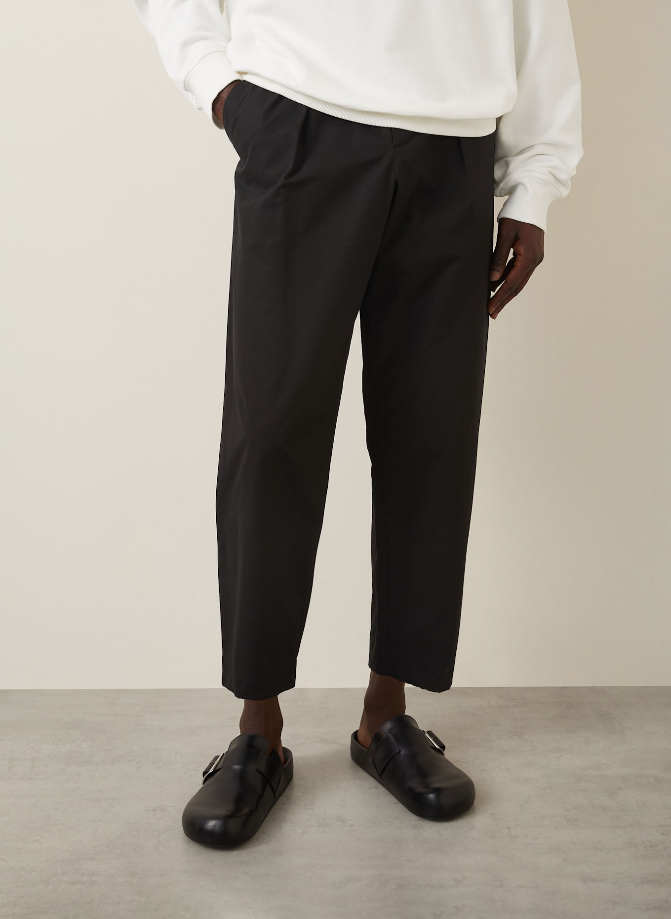 MARNI Chino Regular Fit: SCHWARZ