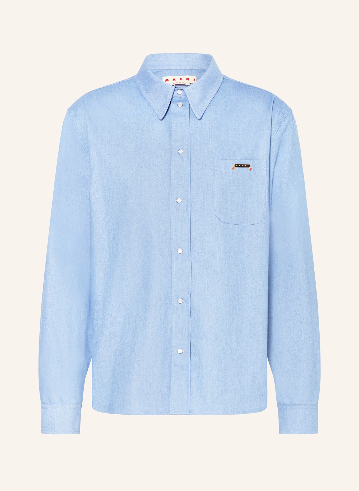 MARNI Shirt comfort fit: LIGHT BLUE