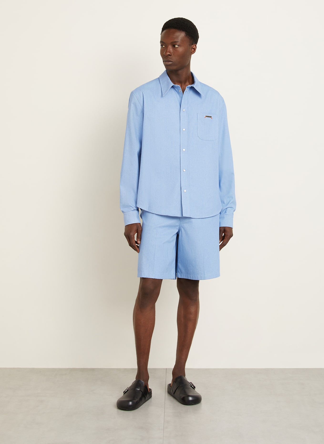 MARNI Shirt comfort fit: LIGHT BLUE