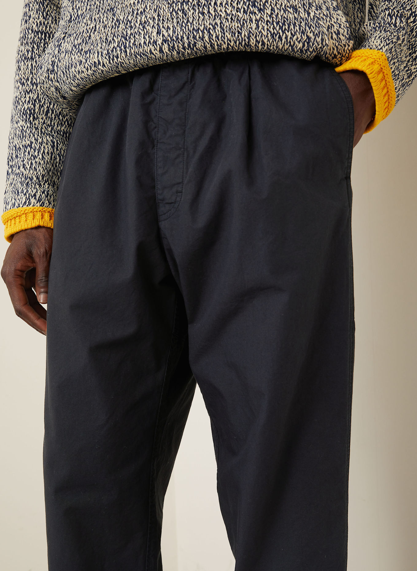 STONE ISLAND MARINA trousers in jogger style Regular fit: DARK BLUE