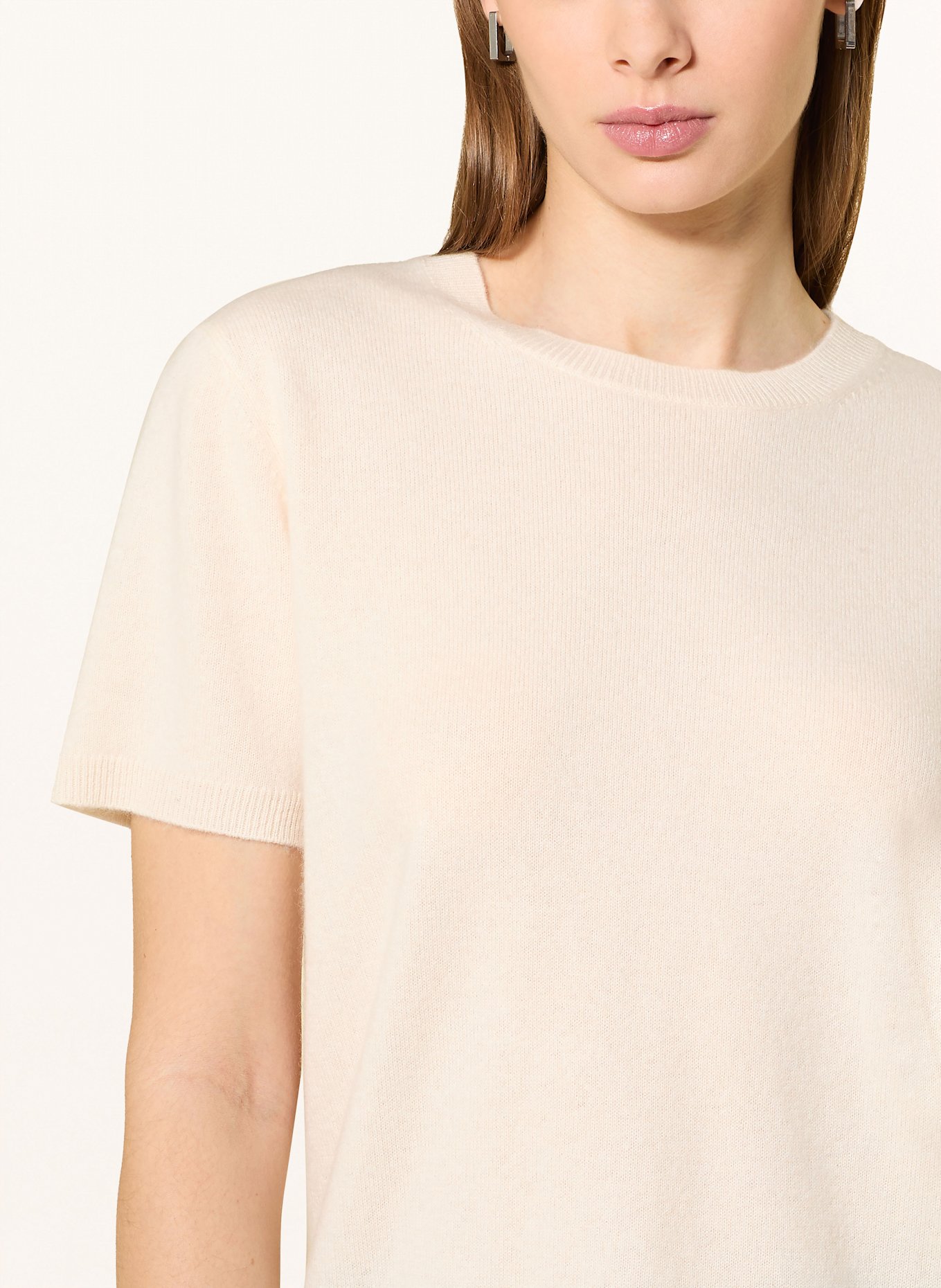 darling harbour Knit shirt in cashmere: ECRU