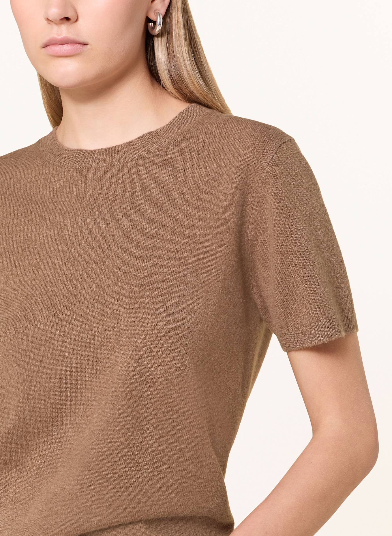 darling harbour Strickshirt aus Cashmere: NOUGAT