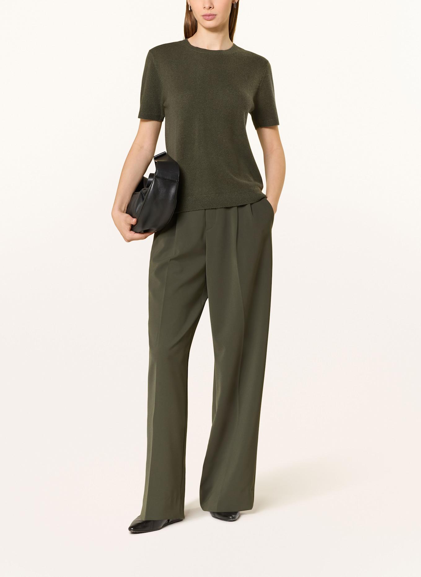 darling harbour Strickshirt aus Cashmere: dunkeloliv