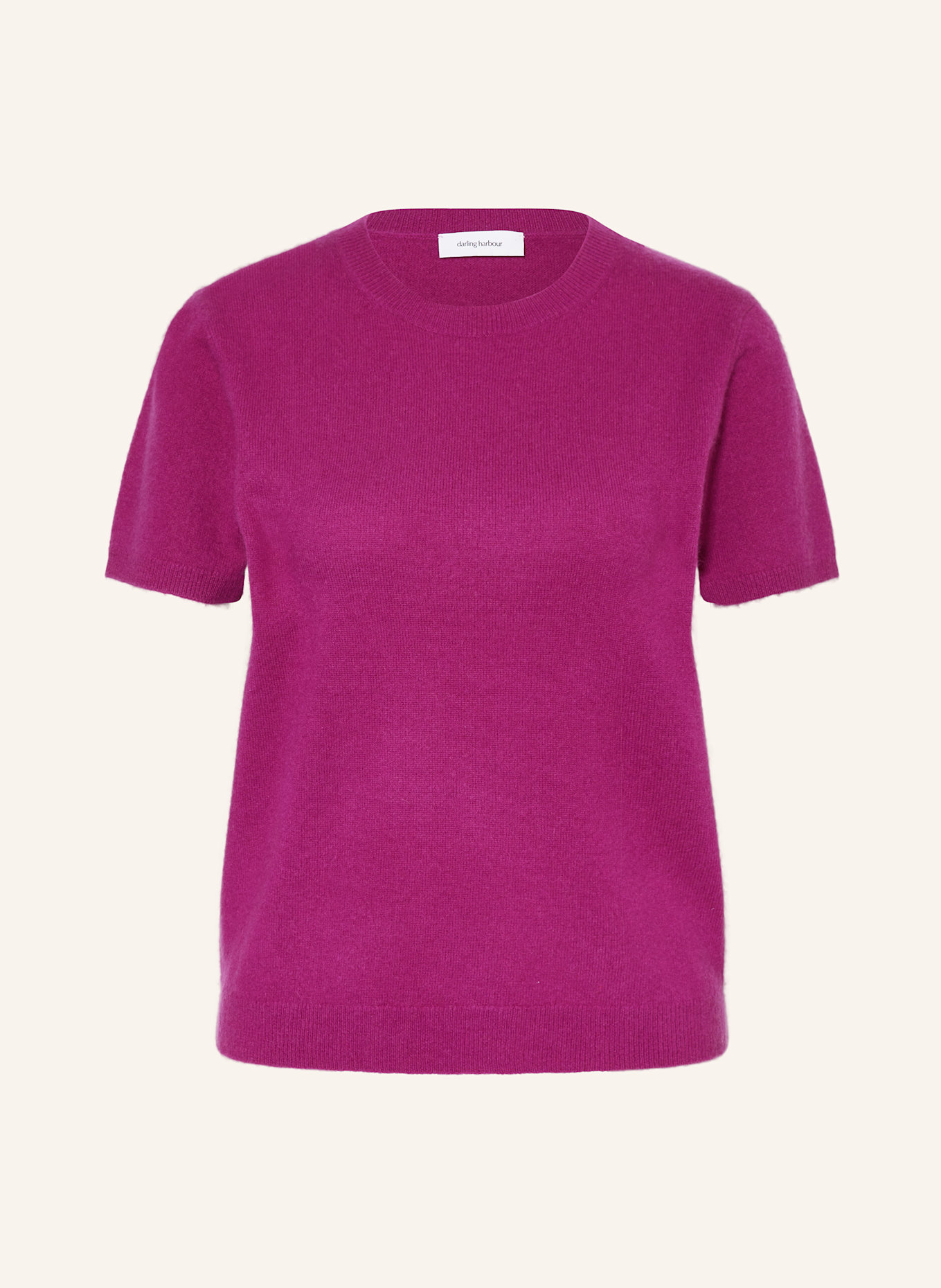 darling harbour Strickshirt aus Cashmere: FUCHSIA