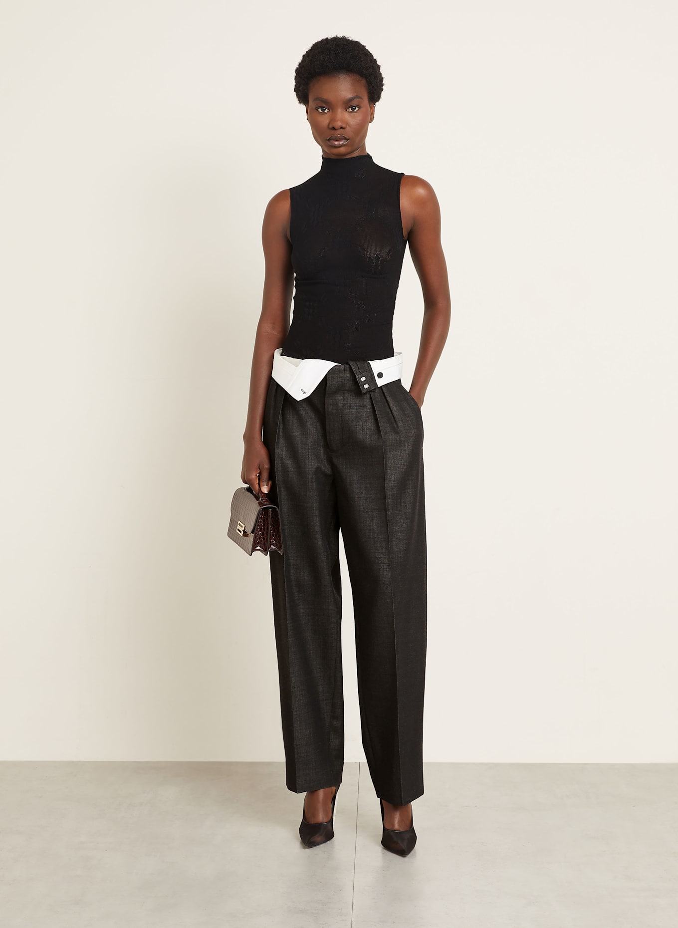 VICTORIA BECKHAM Marlenehose: SCHWARZ
