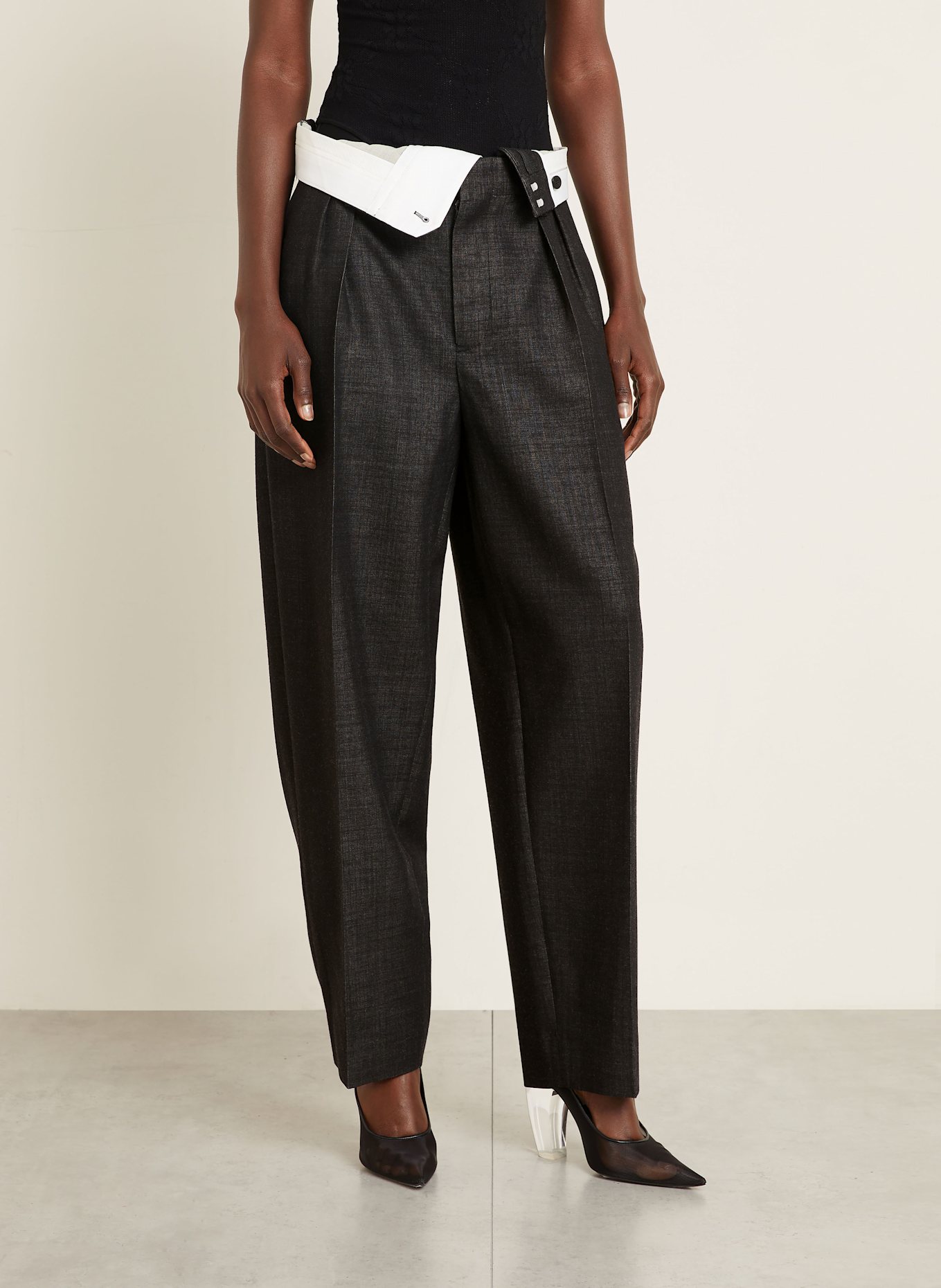 VICTORIA BECKHAM Marlenehose: SCHWARZ