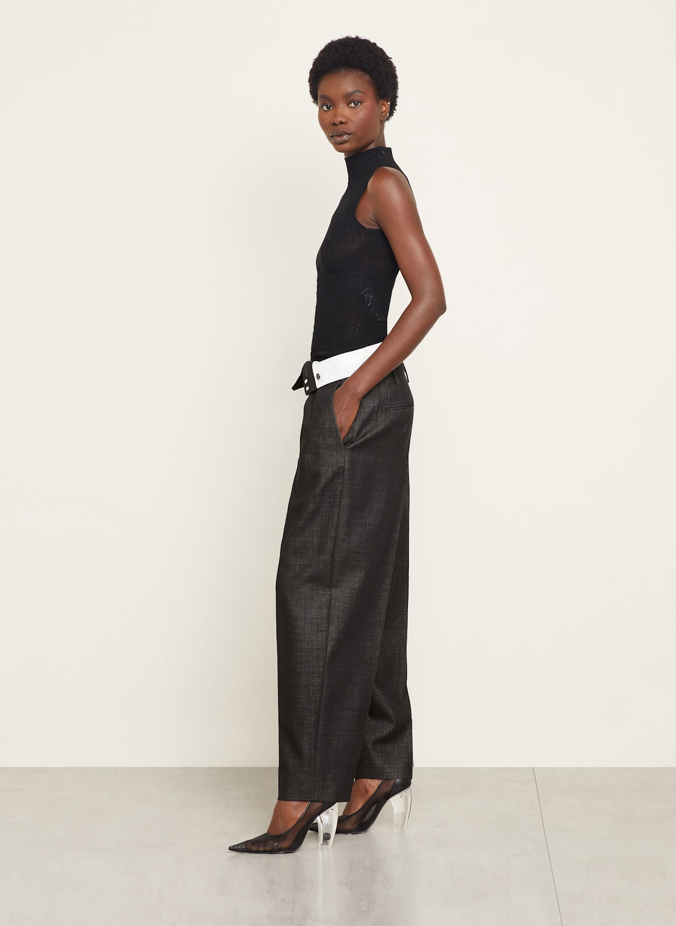 VICTORIA BECKHAM Marlenehose: SCHWARZ