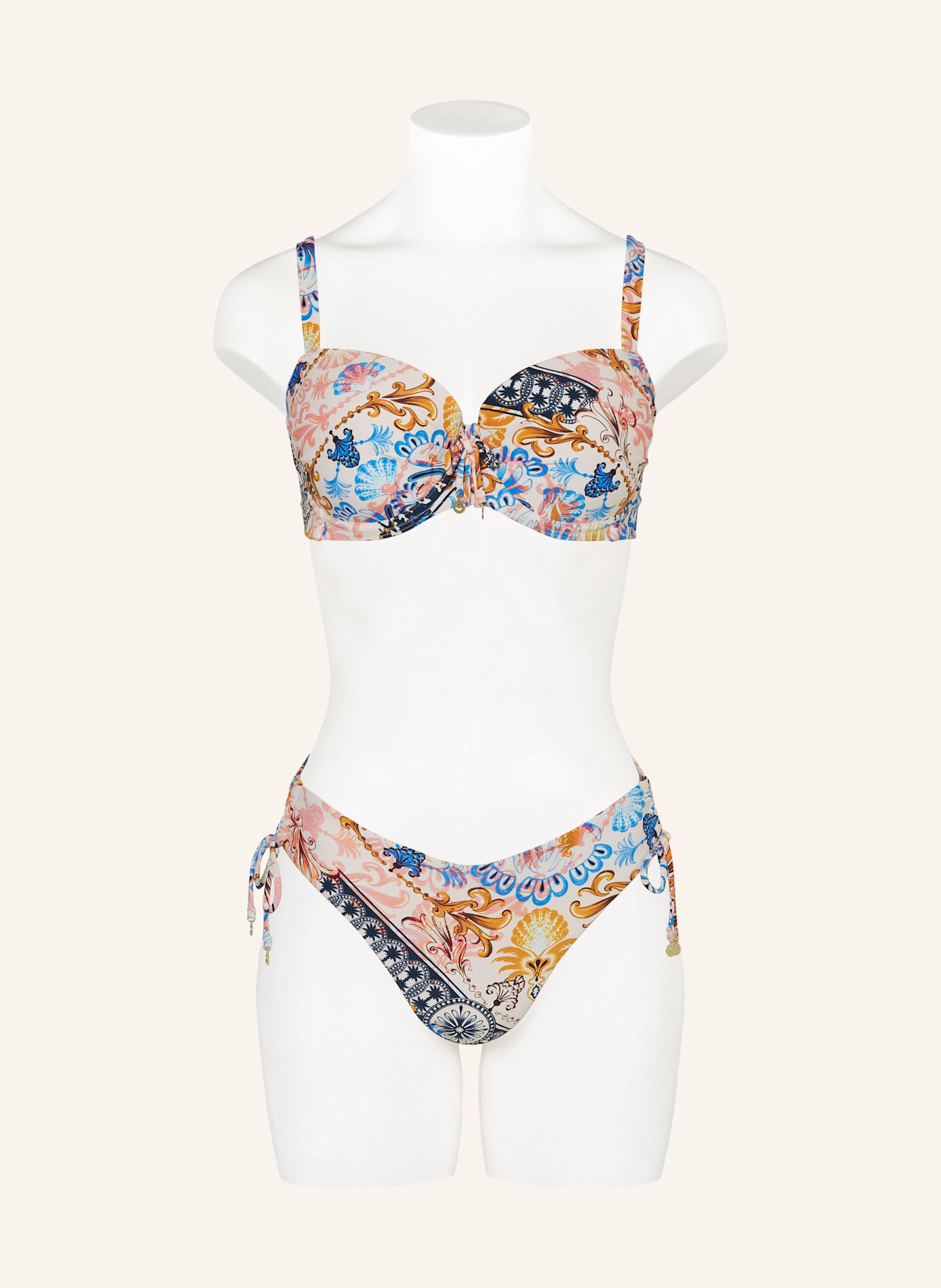 CYELL Bügel-Bikini-Top CLASSIC FUSION: HELLGELB / HELLORANGE / BLAU