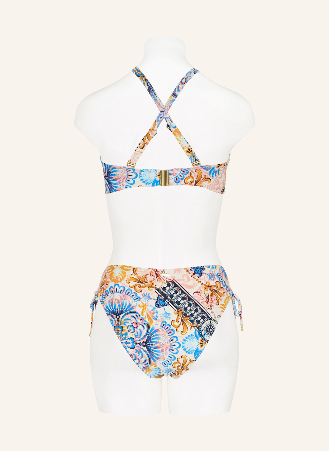 CYELL Bügel-Bikini-Top CLASSIC FUSION: HELLGELB / HELLORANGE / BLAU