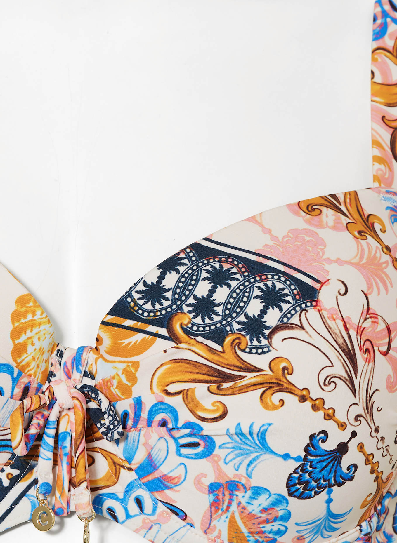 CYELL Bügel-Bikini-Top CLASSIC FUSION: HELLGELB / HELLORANGE / BLAU