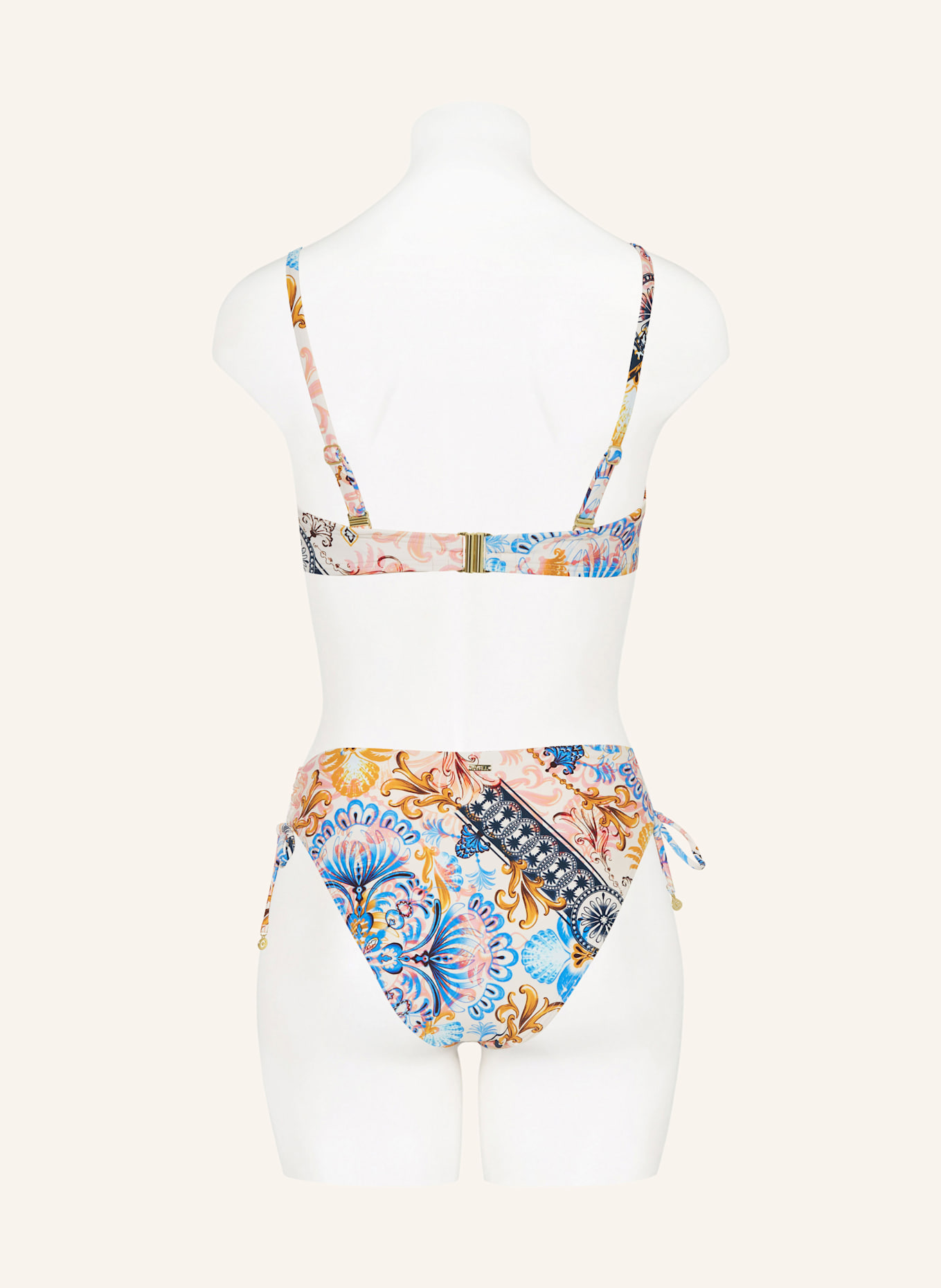 CYELL Bügel-Bikini-Top CLASSIC FUSION: WEISS/ BLAU/ GELB