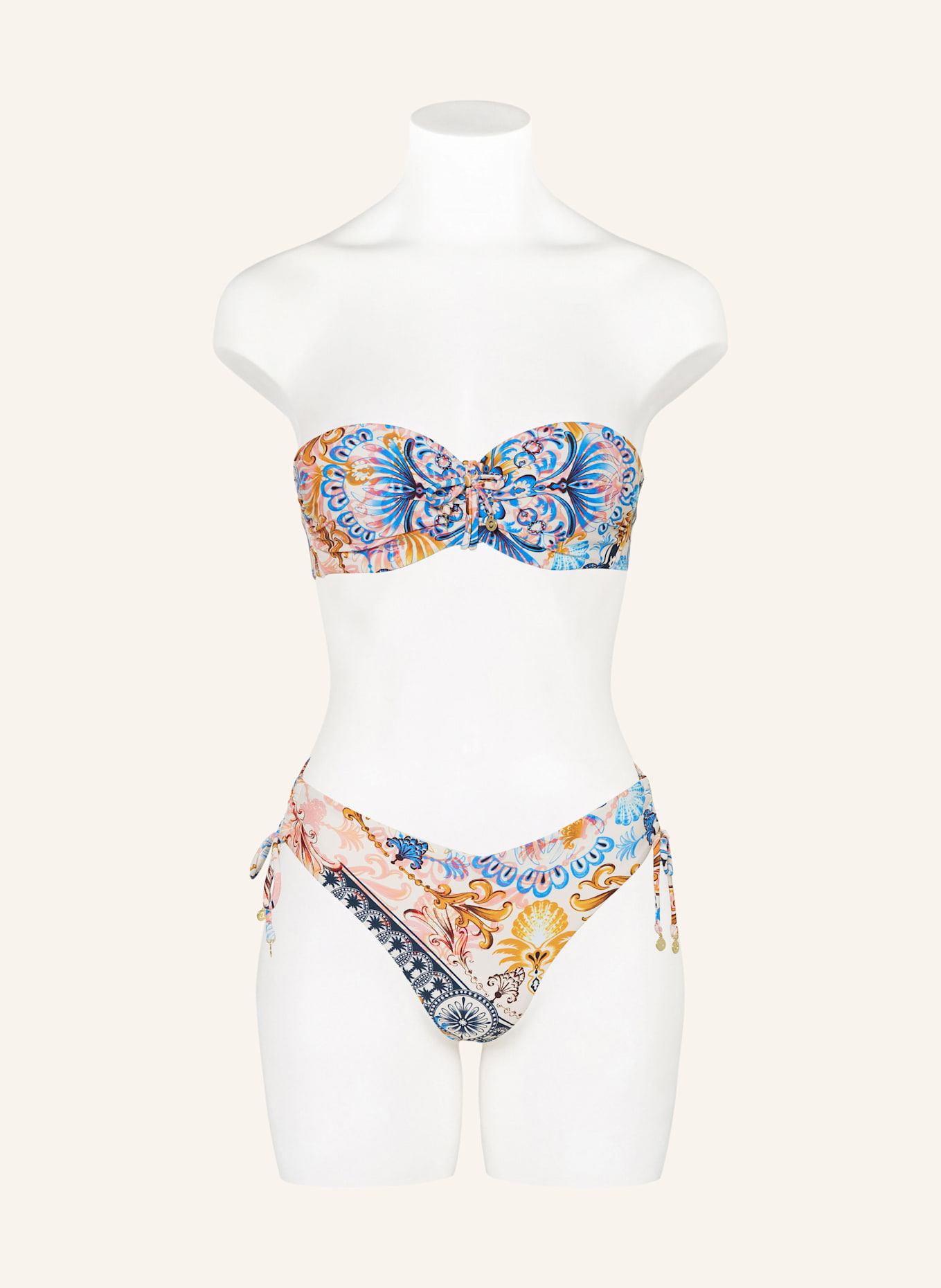CYELL Bügel-Bikini-Top CLASSIC FUSION: WEISS/ BLAU/ GELB