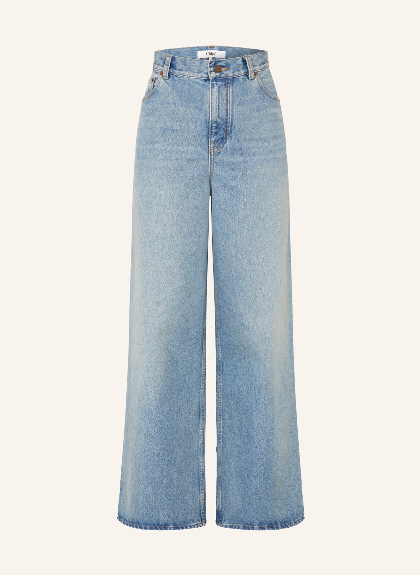 Chloé Flared Jeans: 44N ICED BLUE