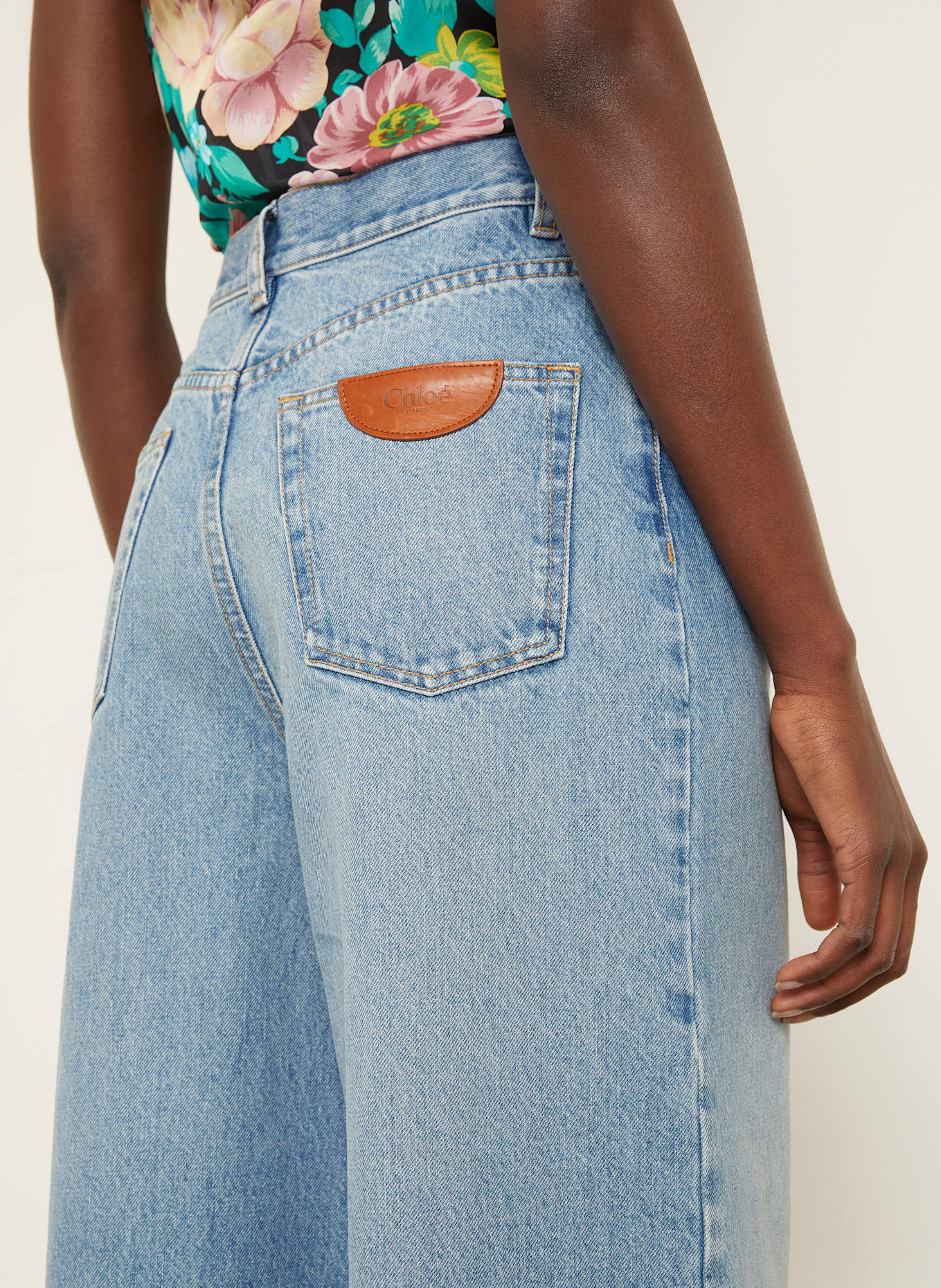 Chloé Flared Jeans: 44N ICED BLUE