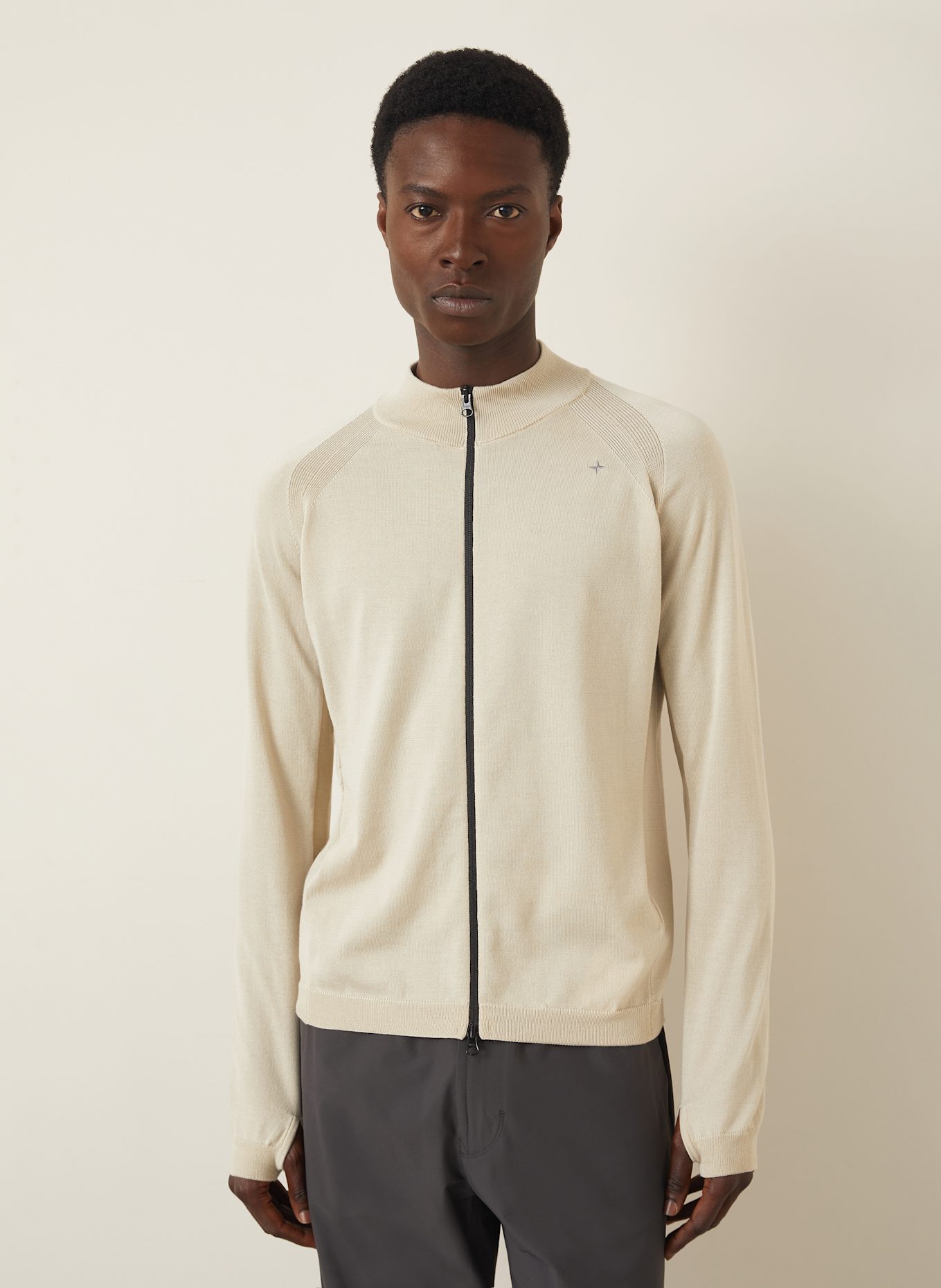 STONE ISLAND Strickjacke STELLINA: BEIGE