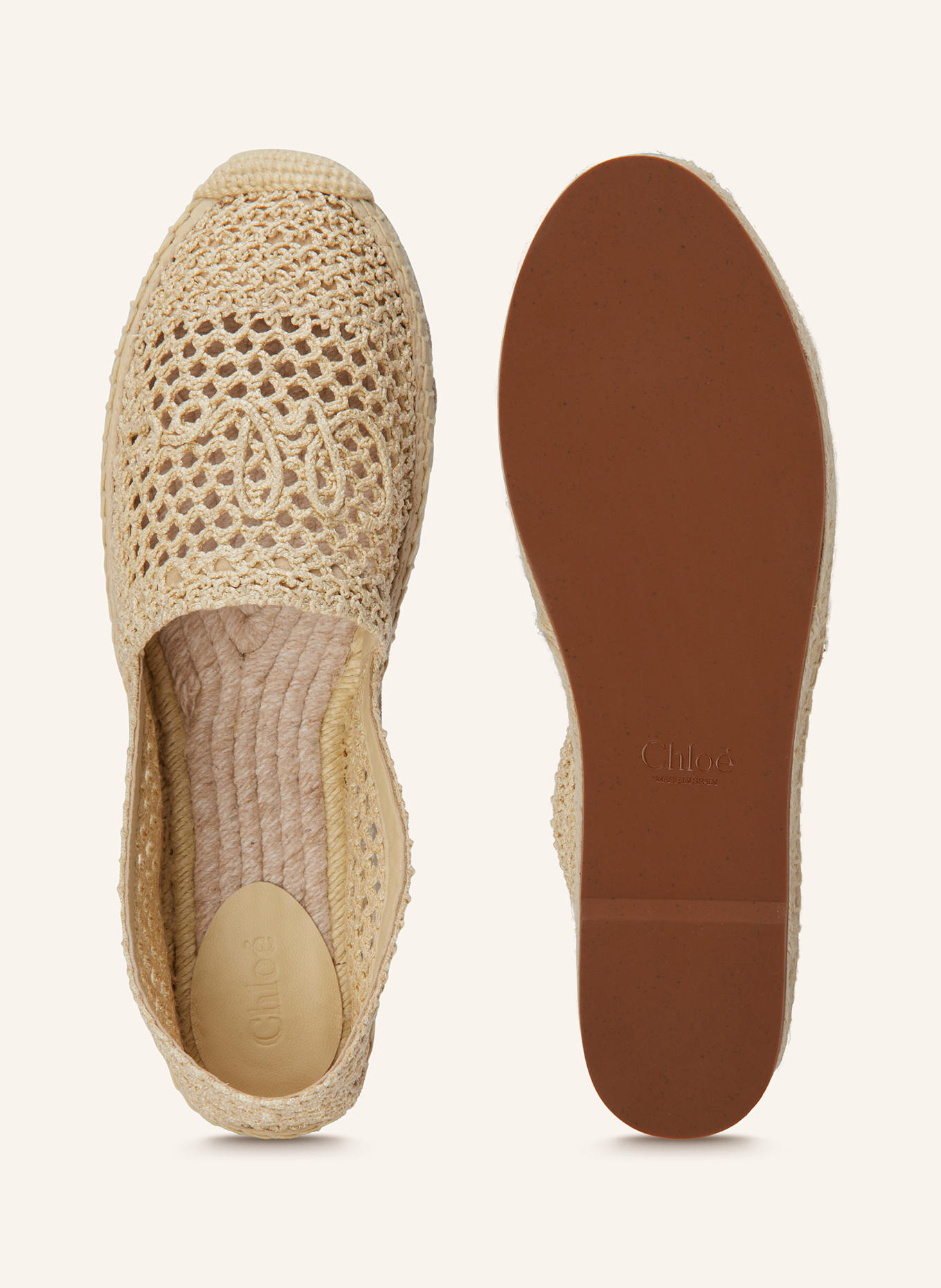 Chloé Espadrilles ISLA: 243 Natural Brown