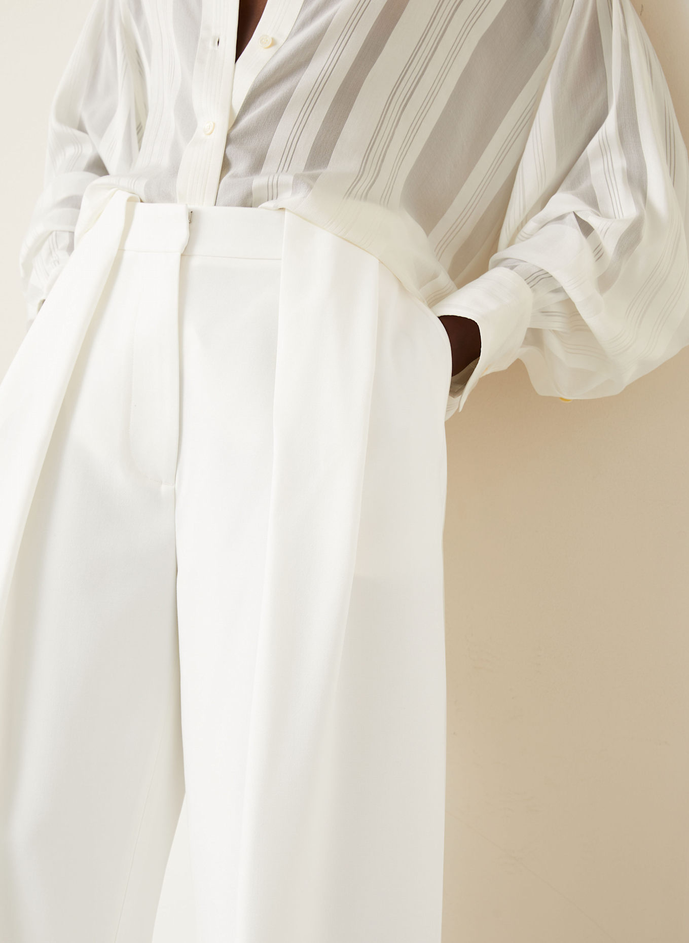 STELLA McCARTNEY Hose: ECRU